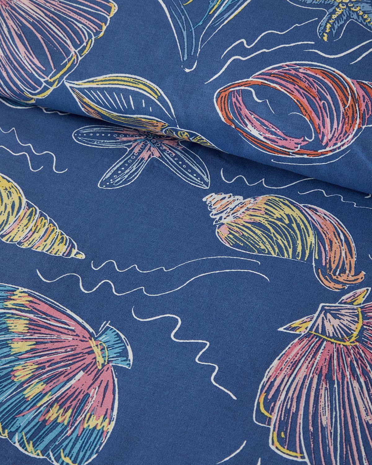 Sea Dreams Tek Kişilik Nevresim Seti Koyu Mavi