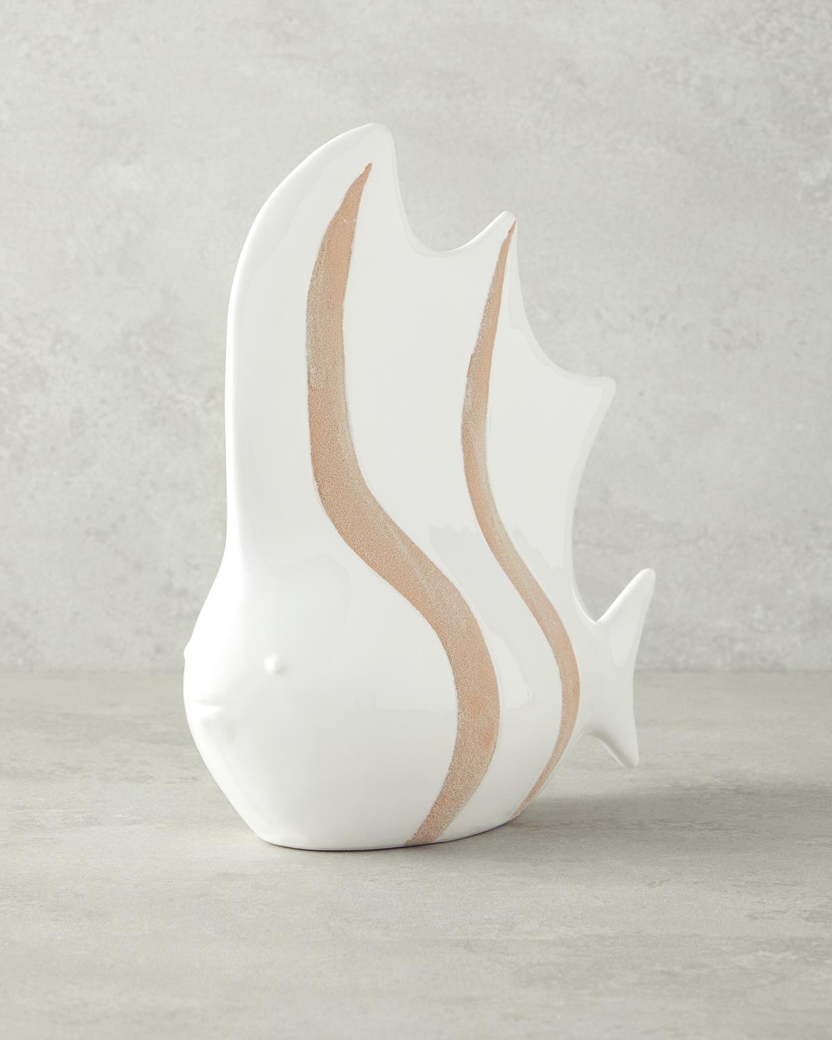 Seafish Biblo 20,5x9,5x22 cm Beyaz