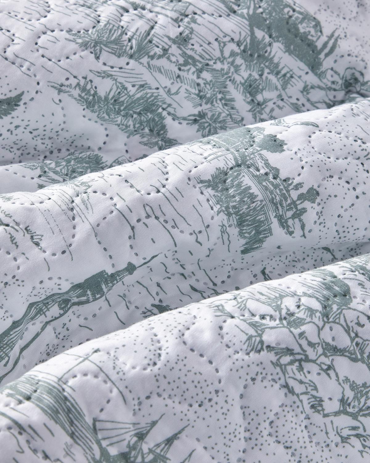 Seaside Serenity King Size Çok Amaçlı Örtü 240x220 cm Seledon