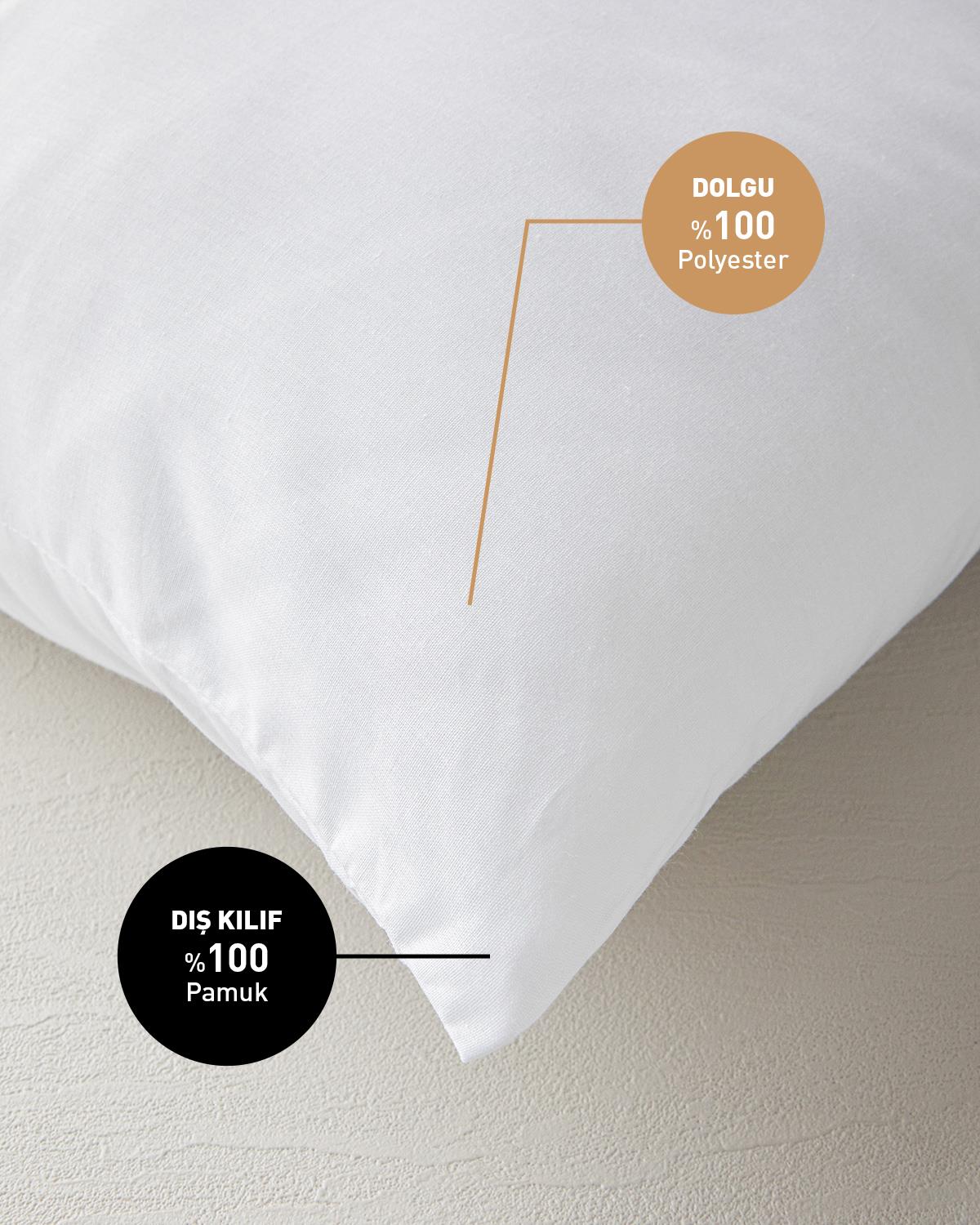 Silikonlu Yastık Ekru