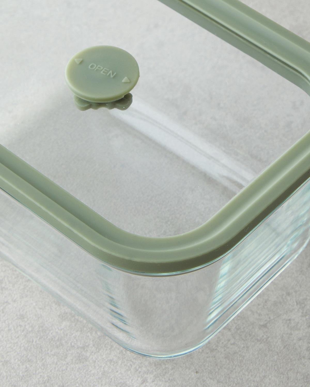 Simone Borosilikat Saklama Kabı 750 ml Yeşil