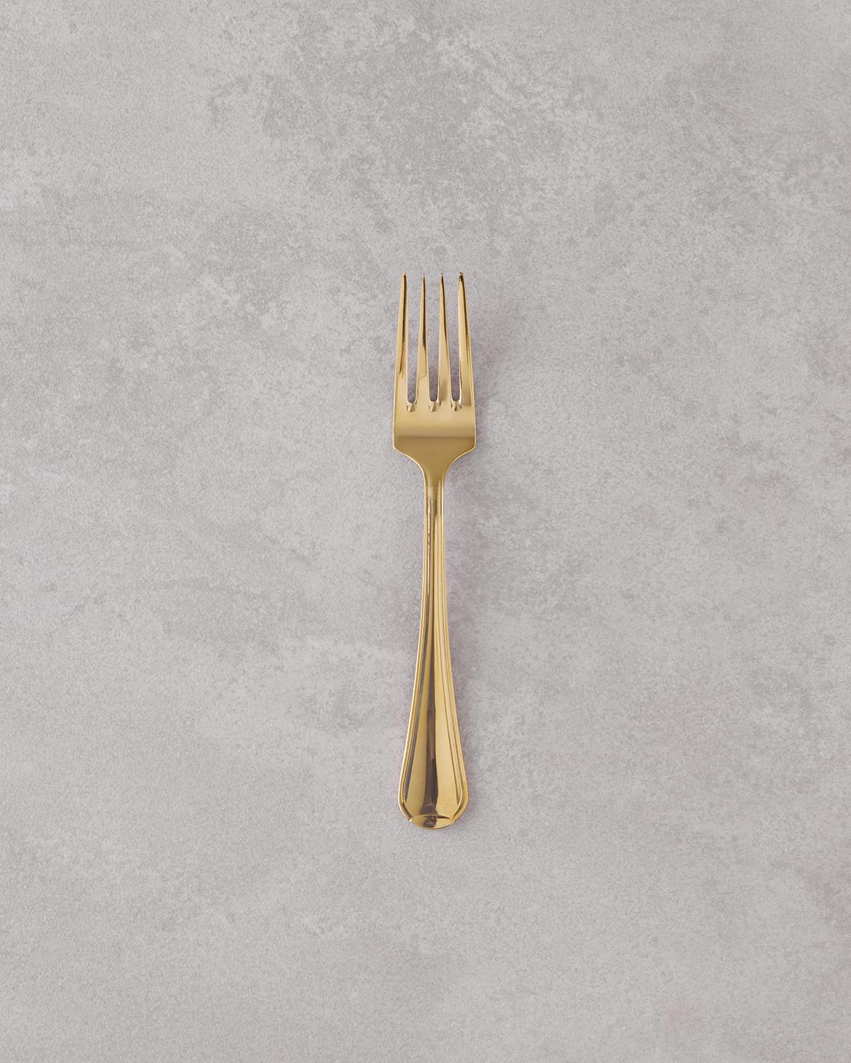 Sirius 18/10 Paslanmaz Çelik Çatal Kaşık Bıçak Tk. 18 Parça 6 Kişilik Antik Gold