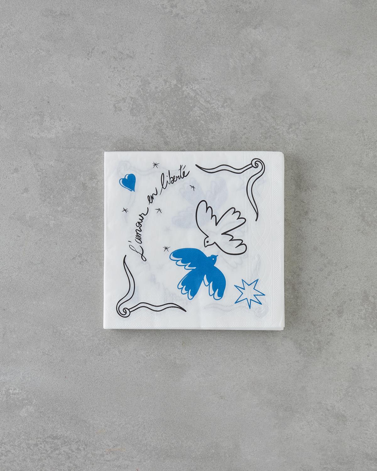 Skyglide Kağıt 20'li Kağıt Peçete 33x33 cm Mavi