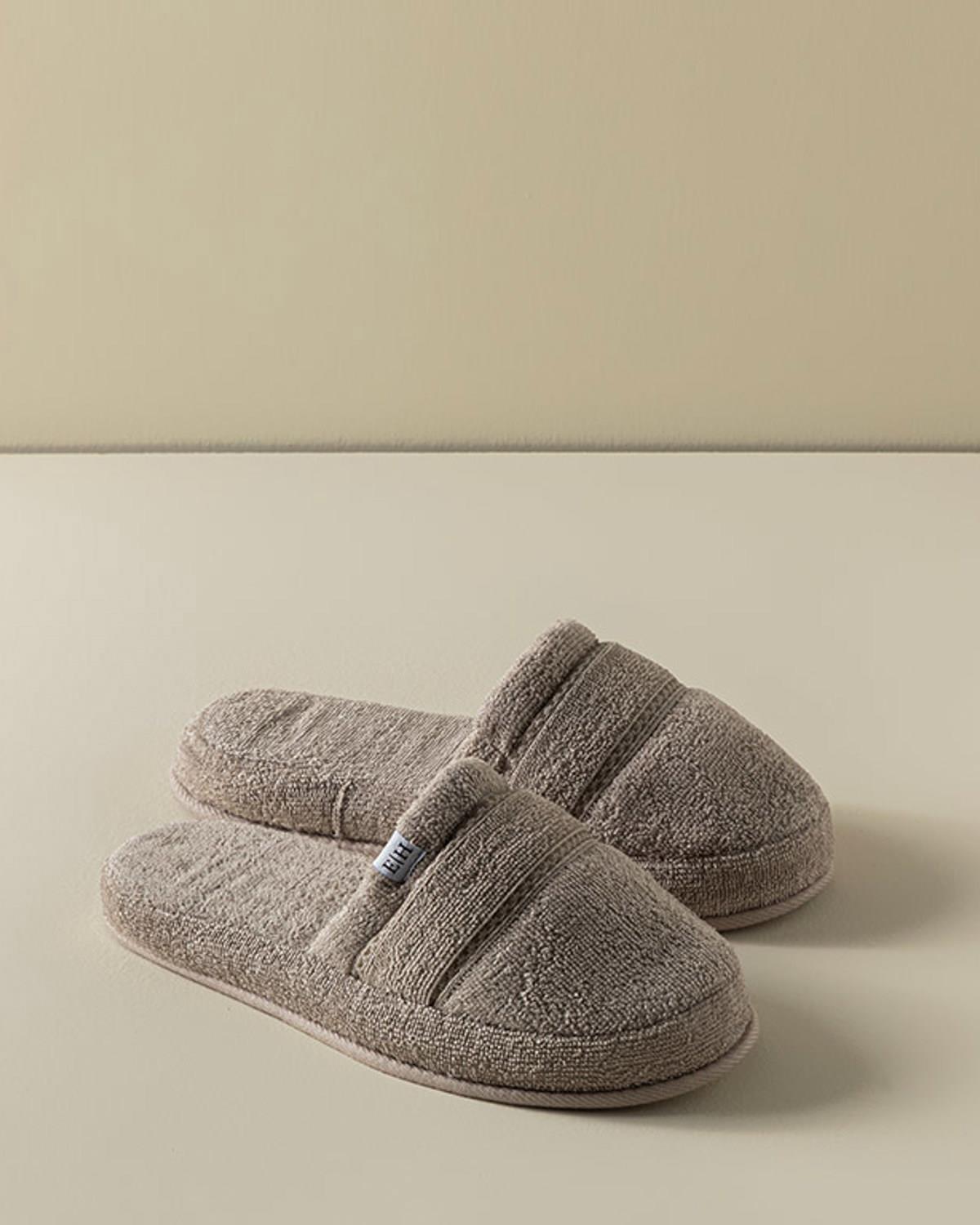 Soft Banyo Terliği Koyu Bej
