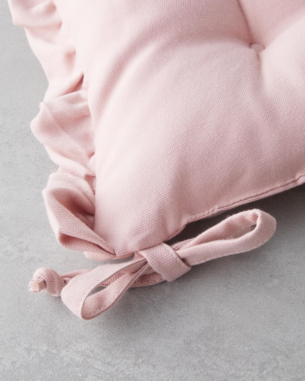 Soft Cozy Sandalye Minderi 40x40 cm Pudra