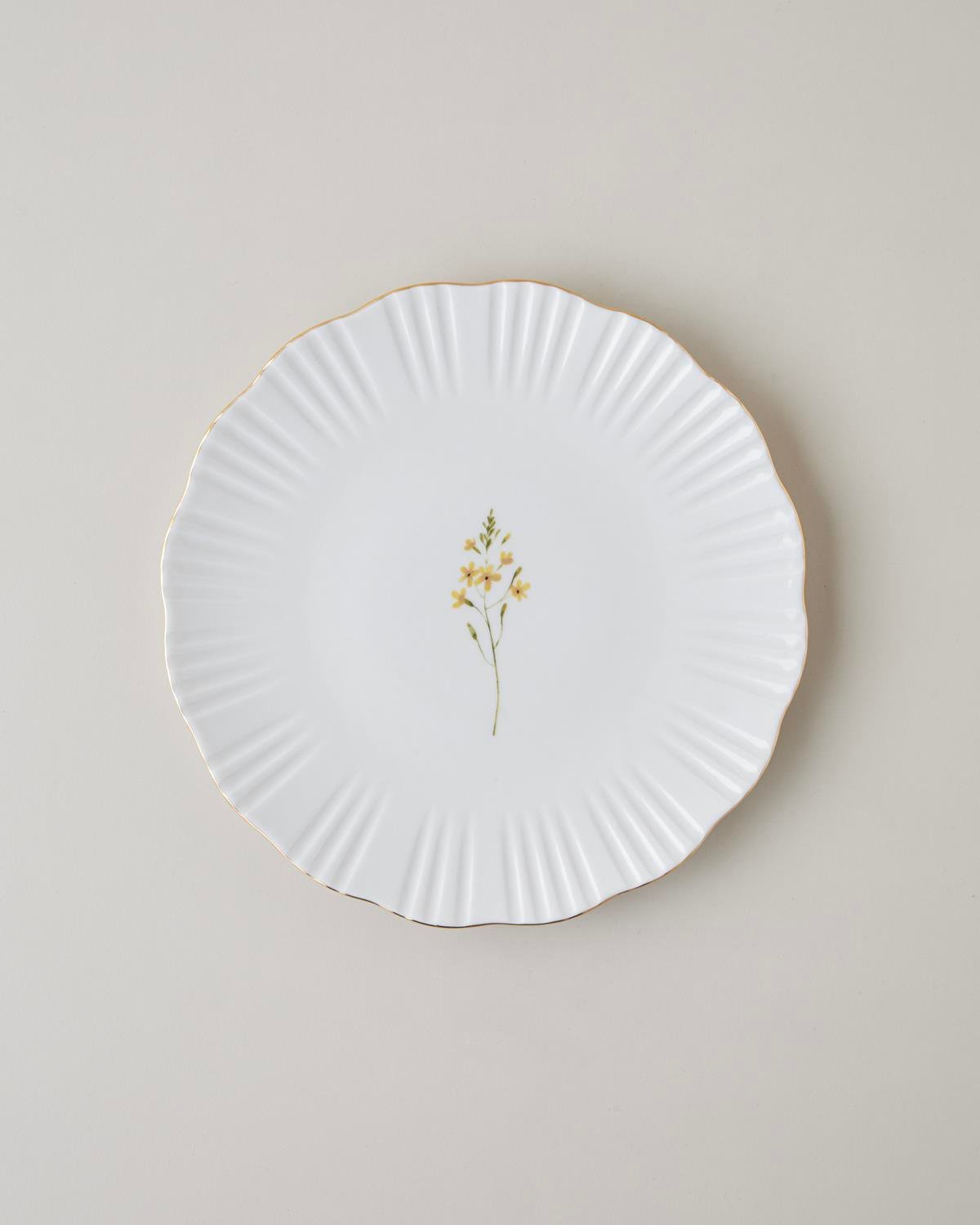 Soft Garden Porselen Yemek Takımı 24 Parça 6 Kişilik Gold