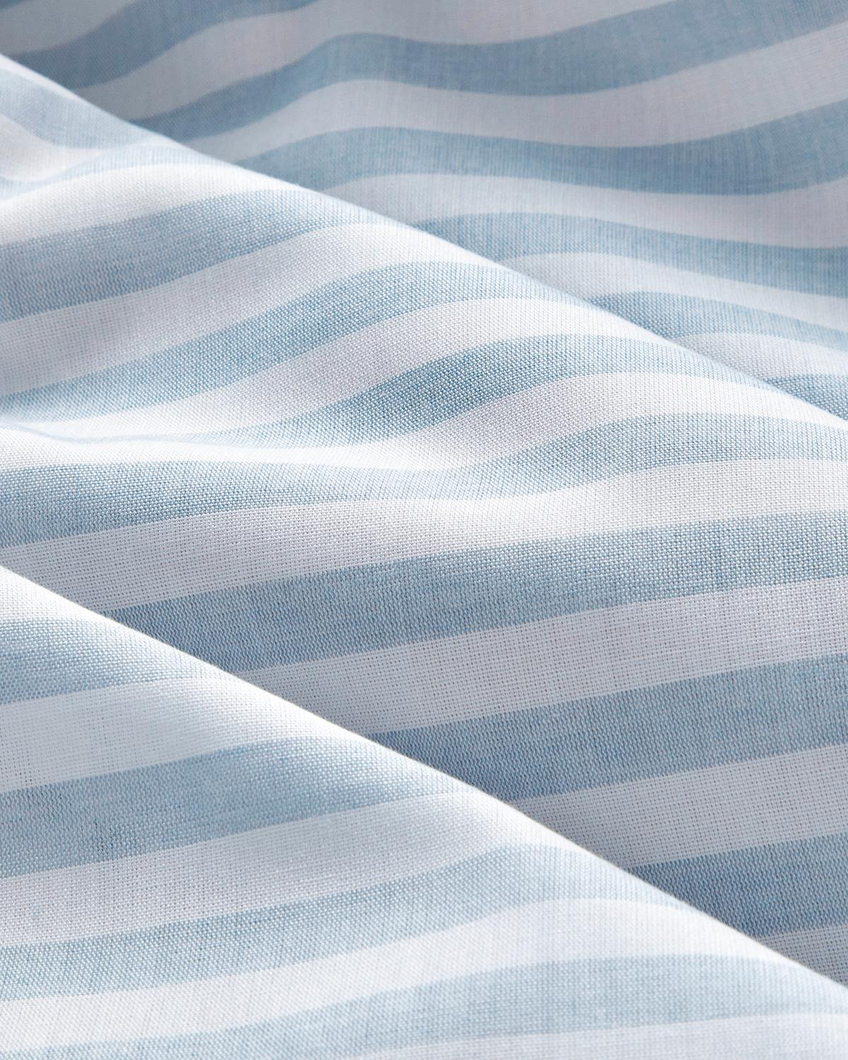 Soft Streaks İpliği Boyalı Çift Kişilik Nevresim Takımı 200x220 cm Mavi