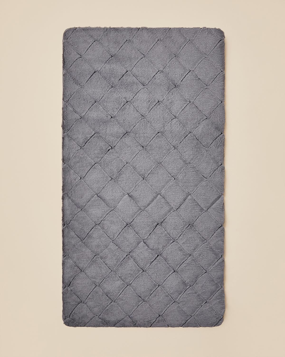 Soft Touch Rabbit Pelüş Halı Antrasit