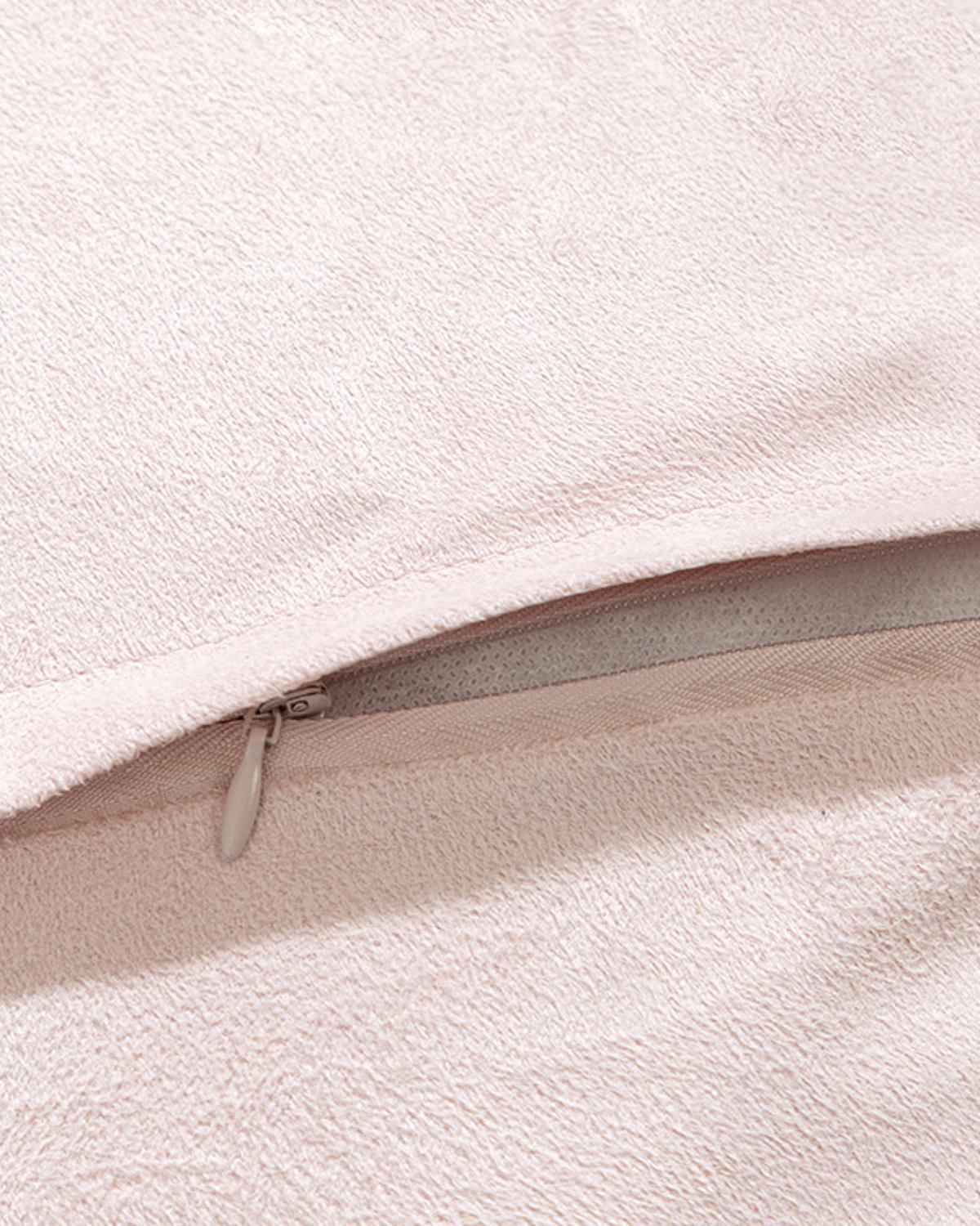 Soft Touch Rabbit Peluş Kırlent Kılıfı Pudra
