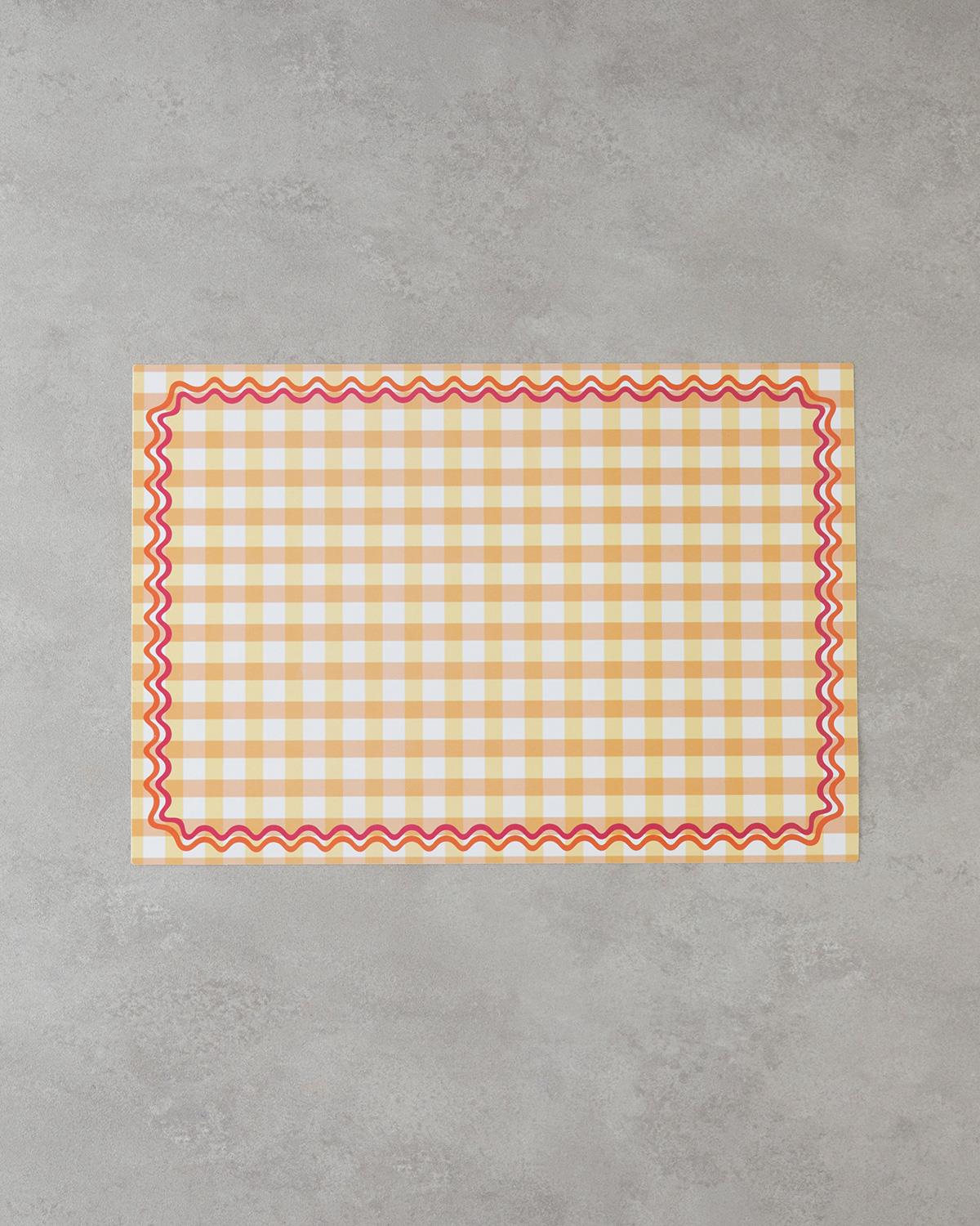 Sommertanz Polipropilen 2'li Amerikan Servis 29x42 cm Sarı