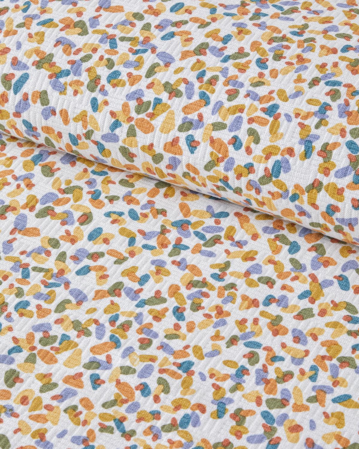 Splash Baskılı Pamuklu King Size Pike 240x220 cm Yeşil