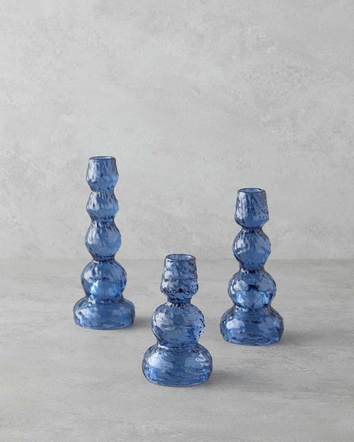Stars Şamdan 17 cm Mavi