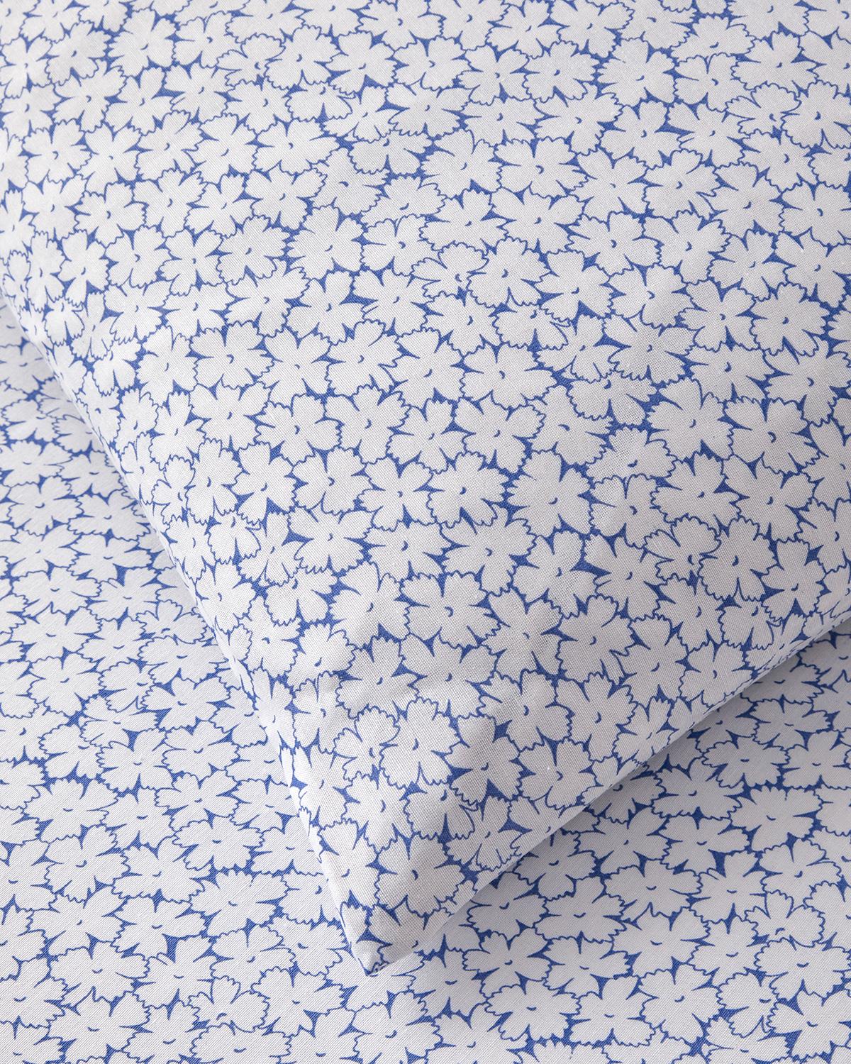 Sweet Violet Kolay Ütülenir Çift Kişilik Nevresim Takımı 200x220 cm Koyu Mavi
