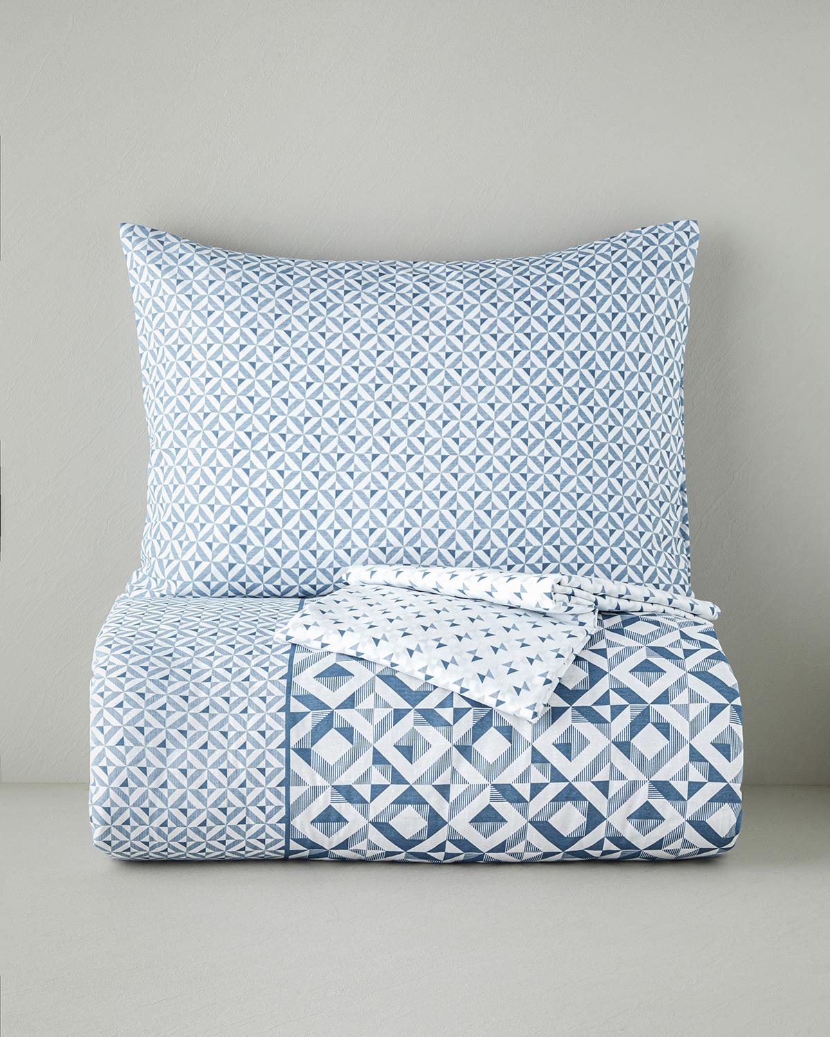 Symetra Kolay Ütülenir Çarşaflı Tek Kişilik Nevresim Takımı 160x220 cm Mavi