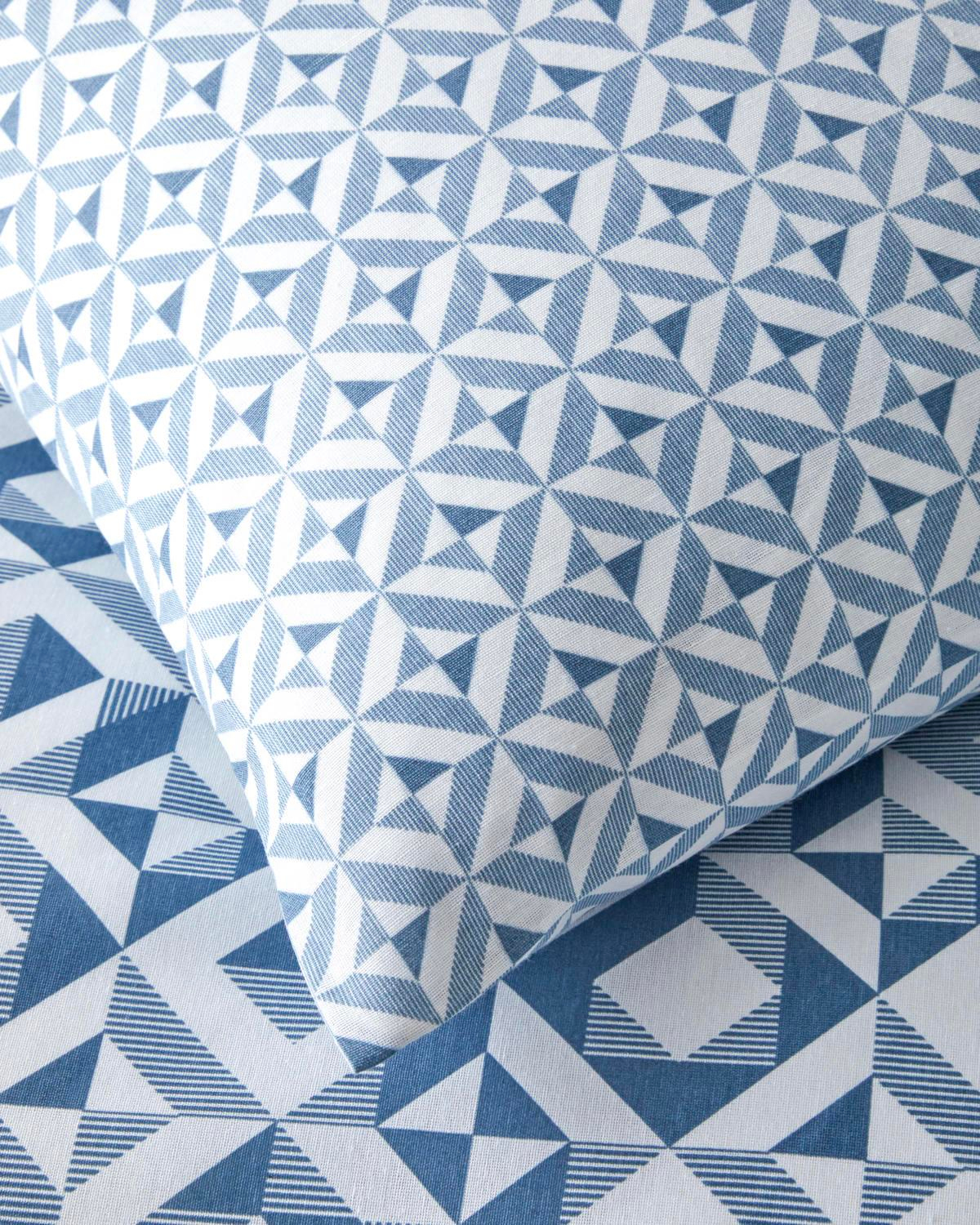 Symetra Kolay Ütülenir Çift Kişilik Nevresim Takımı 200x220 cm Mavi