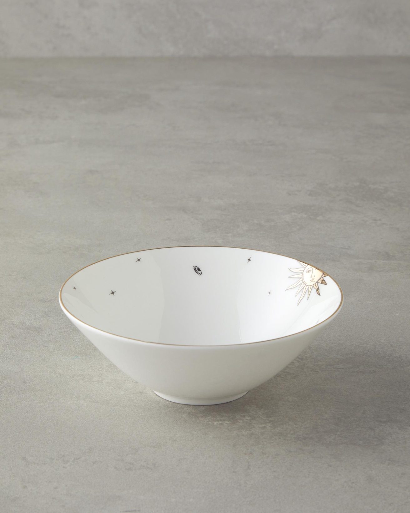 Talisman Sun Bone China Kase 15 cm Siyah-Gold