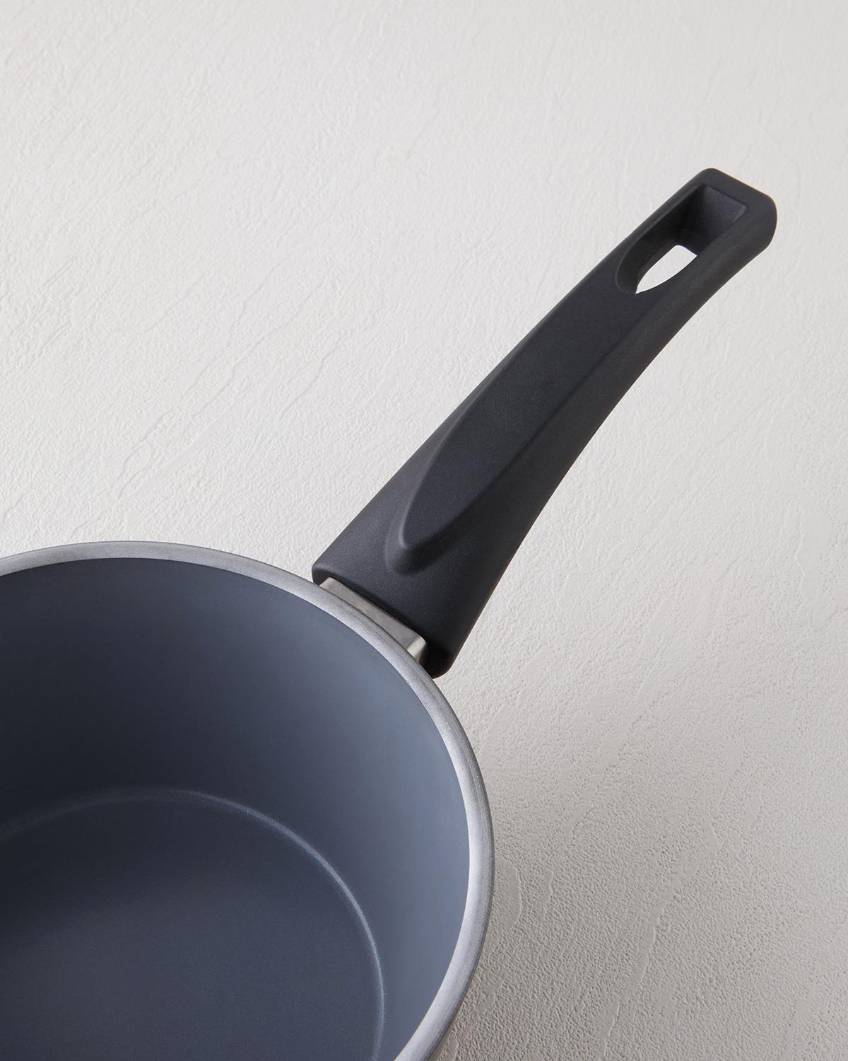 Terra CeraWell 5 Parça Mini Tencere Seti 16–16–16 cm Siyah