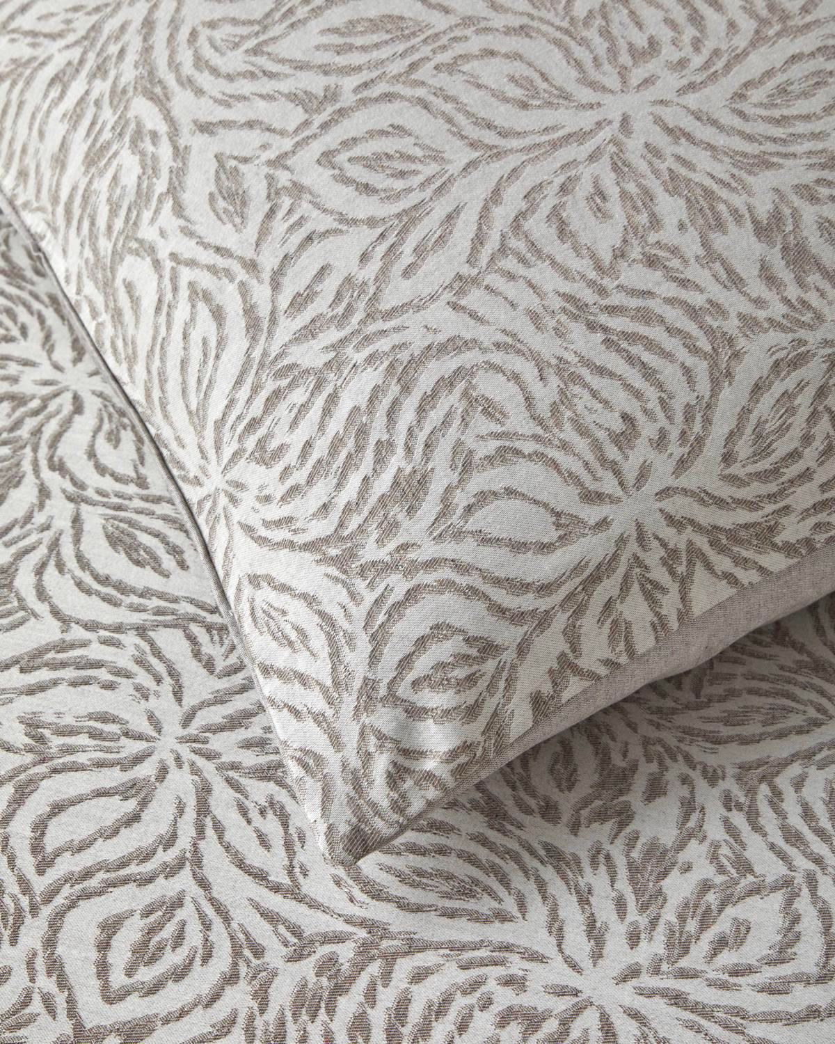 Terra Soul Jakarlı Çift Kişilik Nevresim Takımı 200x220 cm Bej