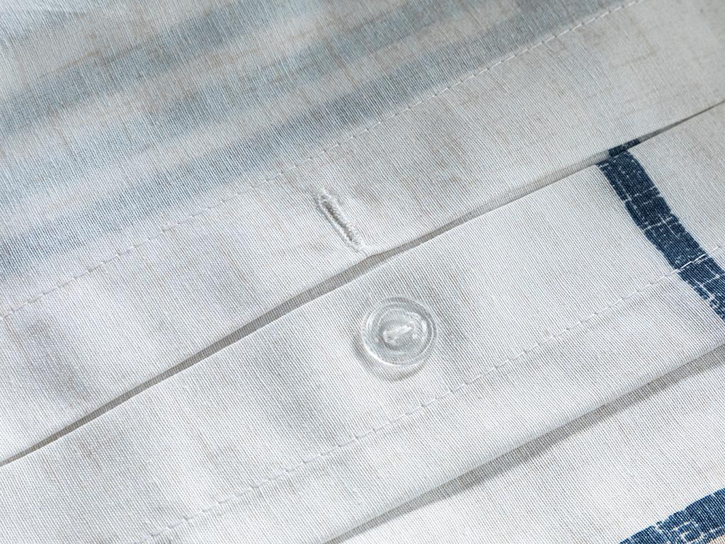 Textured Lines Kolay Ütülenir Tek Kişilik Nevresim Takımı Bej