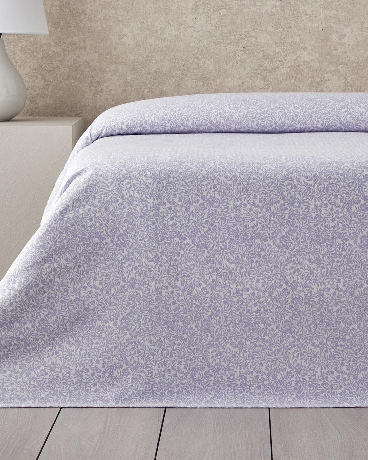 Timeless Garden Baskılı Tek Kişilik Pike Lila