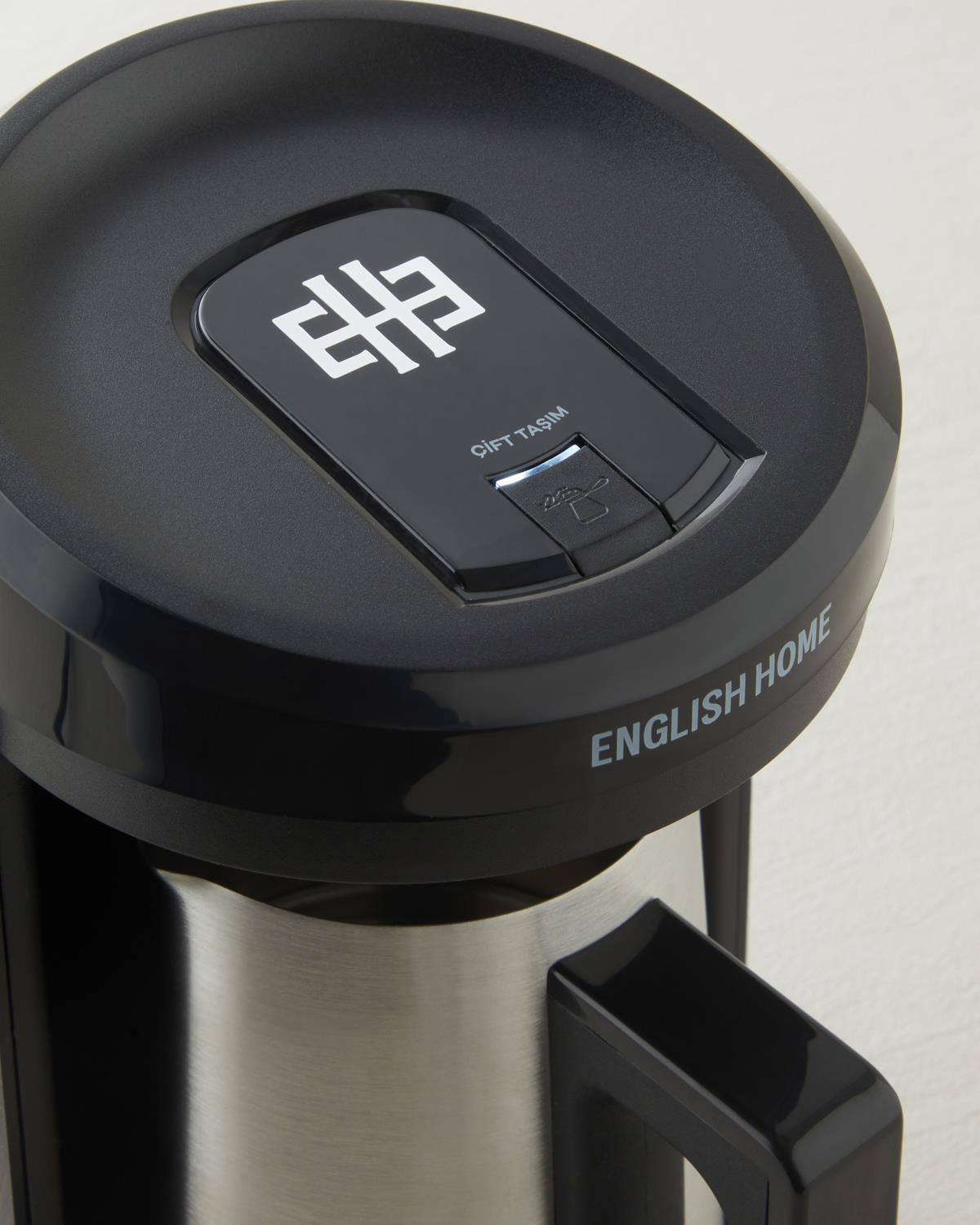 TKM 6031 Çelik Cezve Çift Taşım Türk Kahvesi Makinesi Siyah-Krom