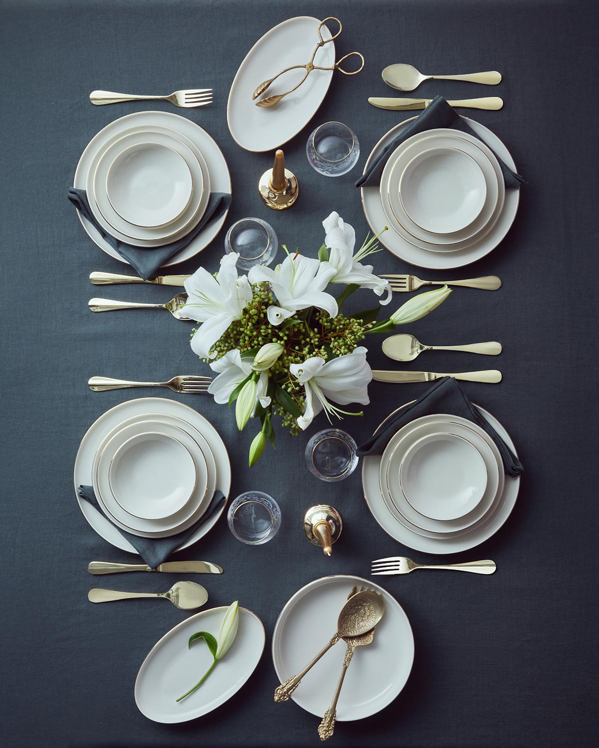 Torino Porselen Yemek Takımı 27 Parça 6 Kişilik Gold