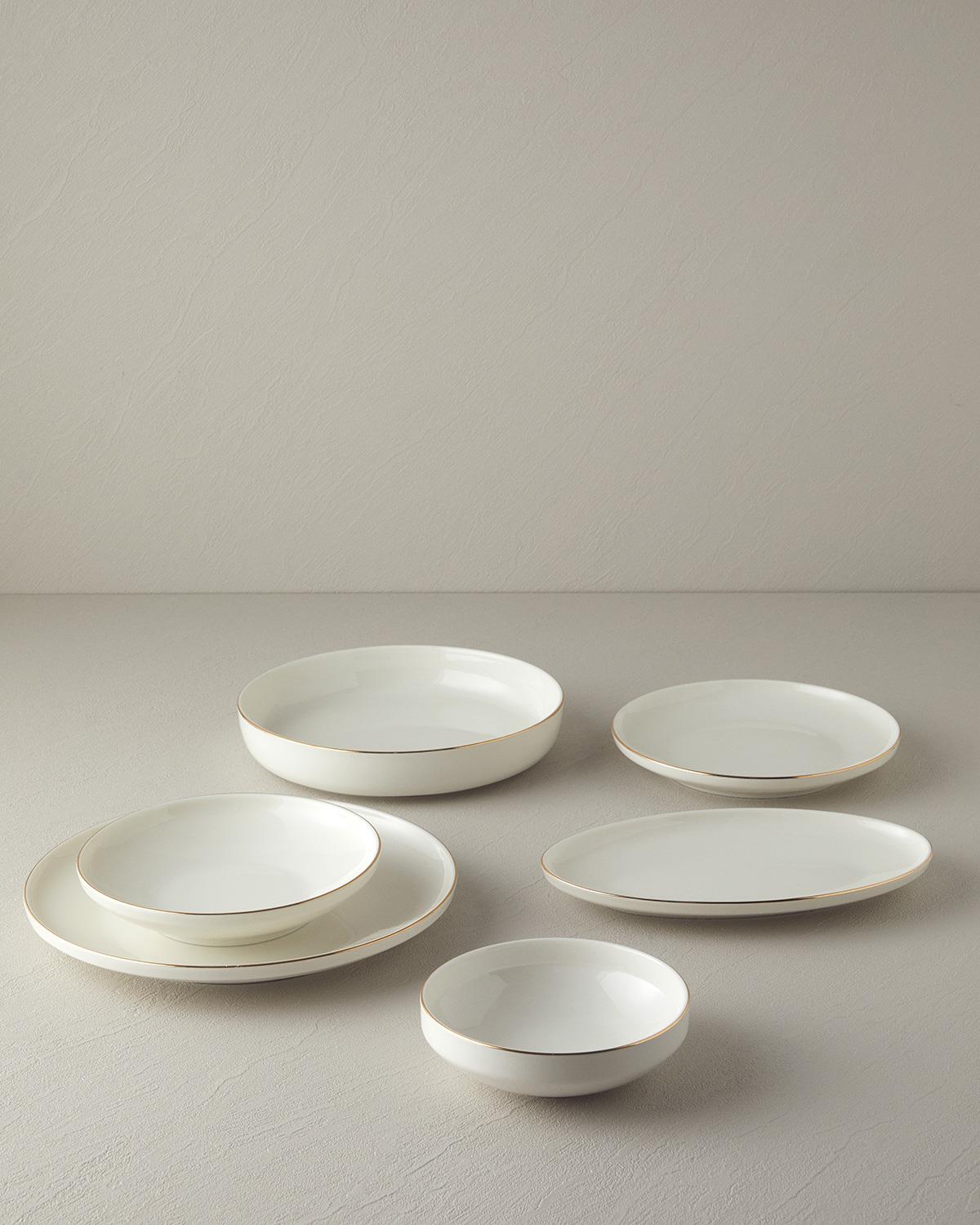 Torino Porselen Yemek Takımı 27 Parça 6 Kişilik Gold