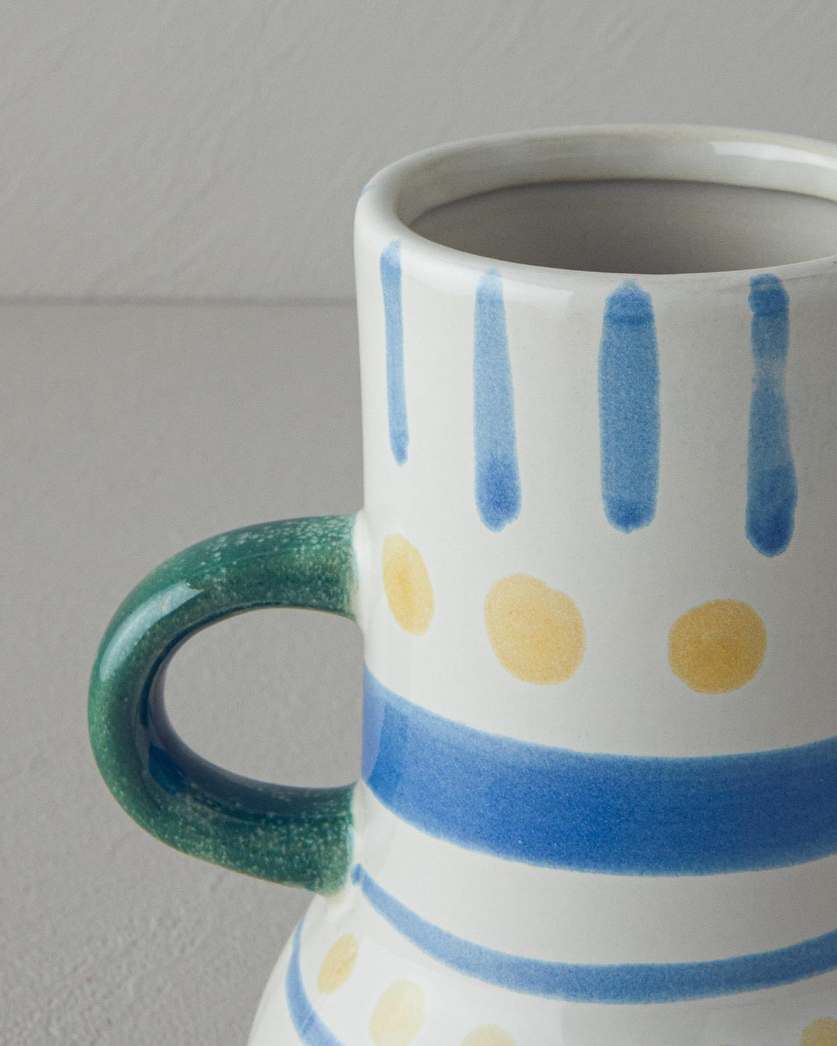 Valencia Stoneware Vazo Multicolor