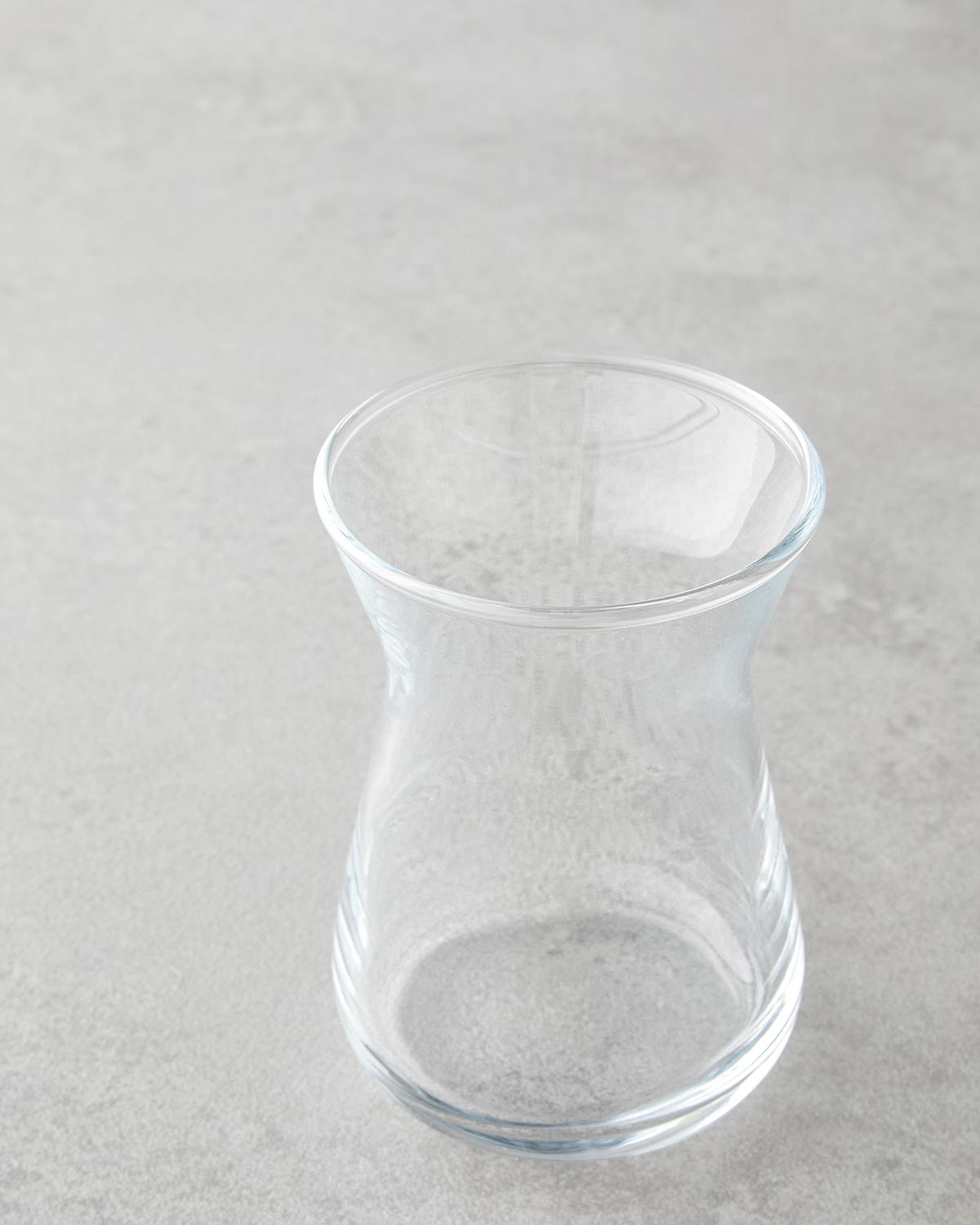 Velin Cam 6'lı Çay Bardağı 132 ml Şeffaf