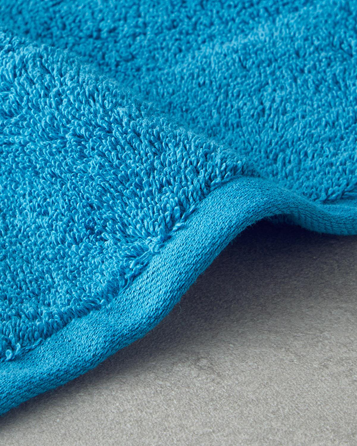Velvet Touch Pamuklu Yüz Havlusu Mavi