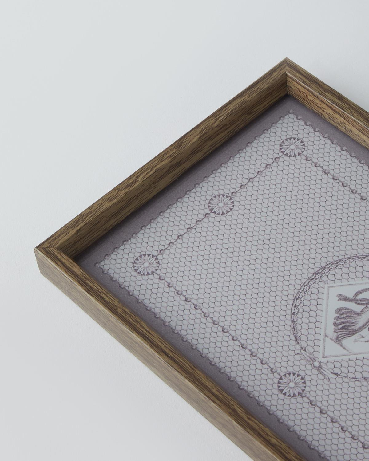 Vesta Dekoratif Tepsi 16x26 cm Bej