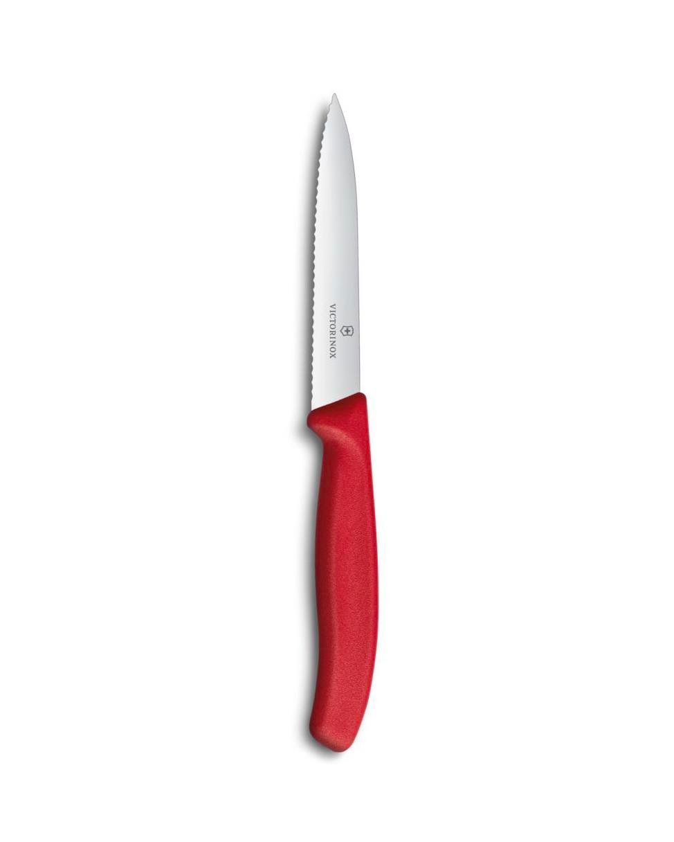 Victorinox 6.7731 SwissClassic Soyma Bıçak 10 cm Kırmızı