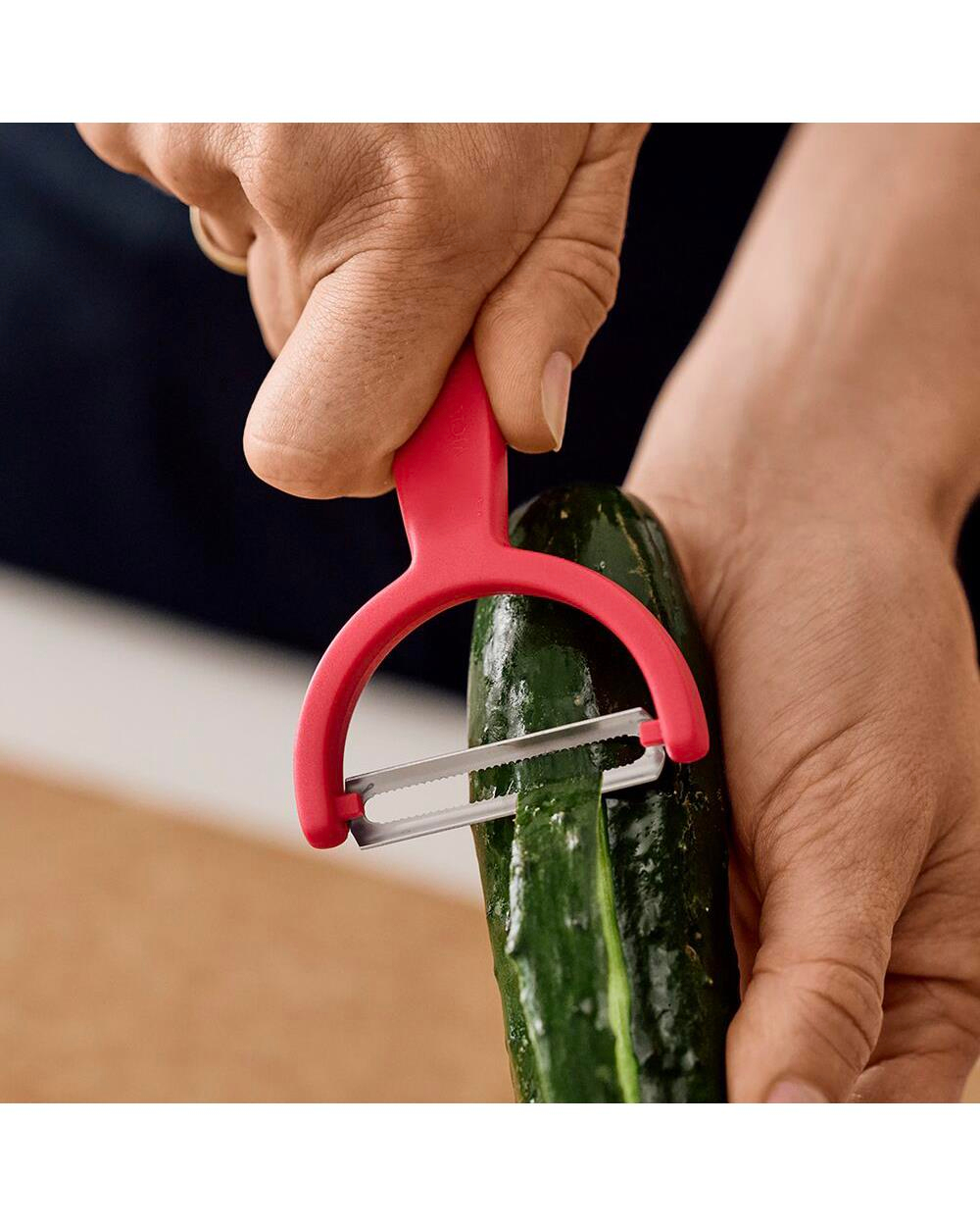 Victorinox 6.0963.1 YPSO Tırtıklı Kenar Çift Taraf Soyacak Kırmızı