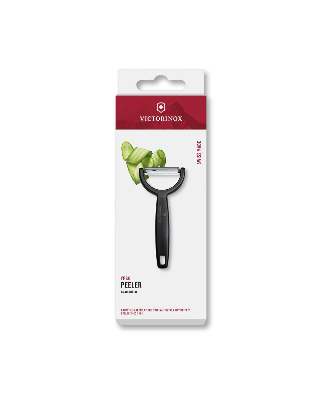 Victorinox 6.0963.3 YPSO Tırtıklı Kenar Çift Taraf Soyacak Siyah