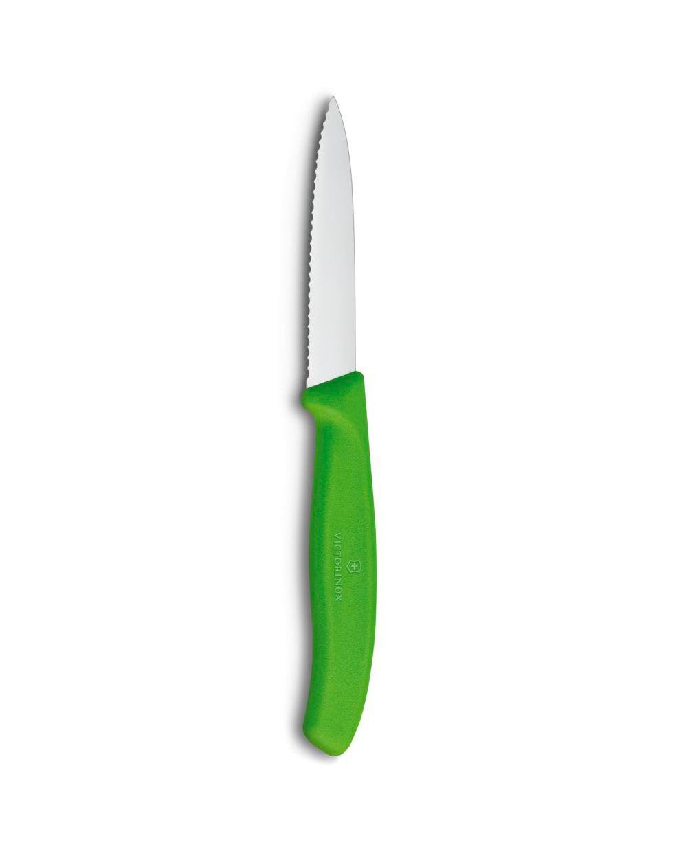Victorinox 6.7636.L114 Soyma Bıçak 8 cm Yeşil