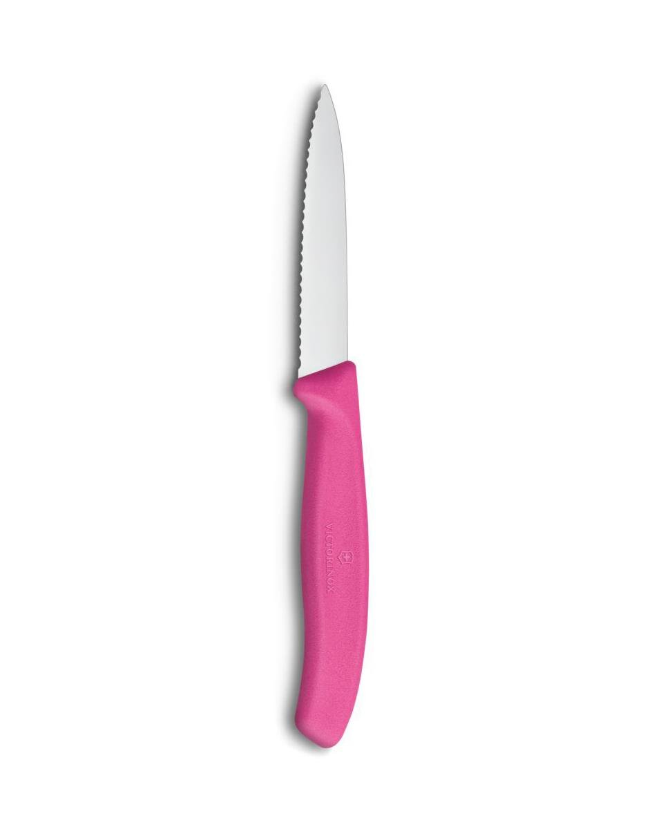 Victorinox VT 6.7636.L115 Soyma Bıçak 8 cm Pembe