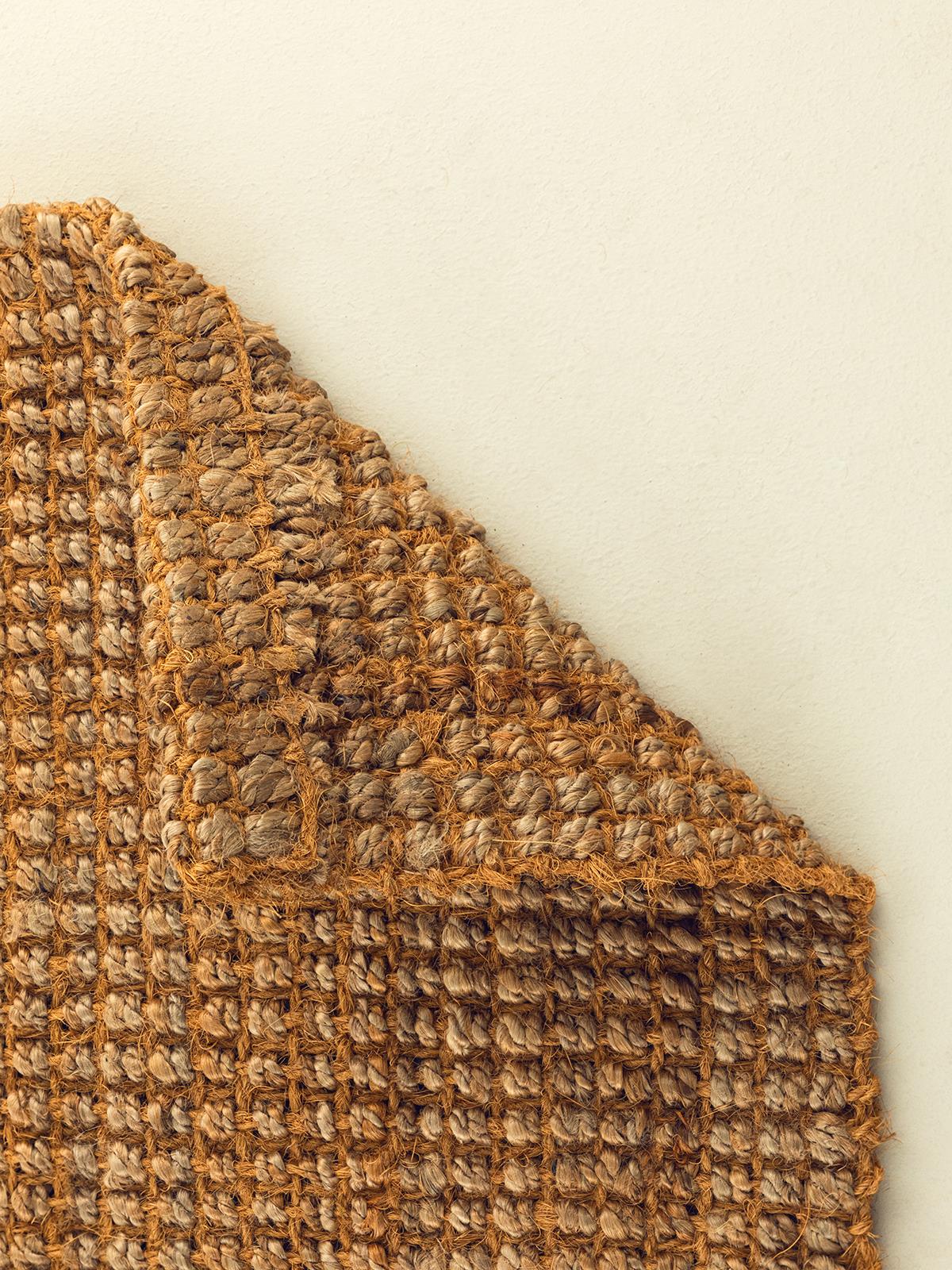 Vinette Dekoratif Jüt Kilim Naturel