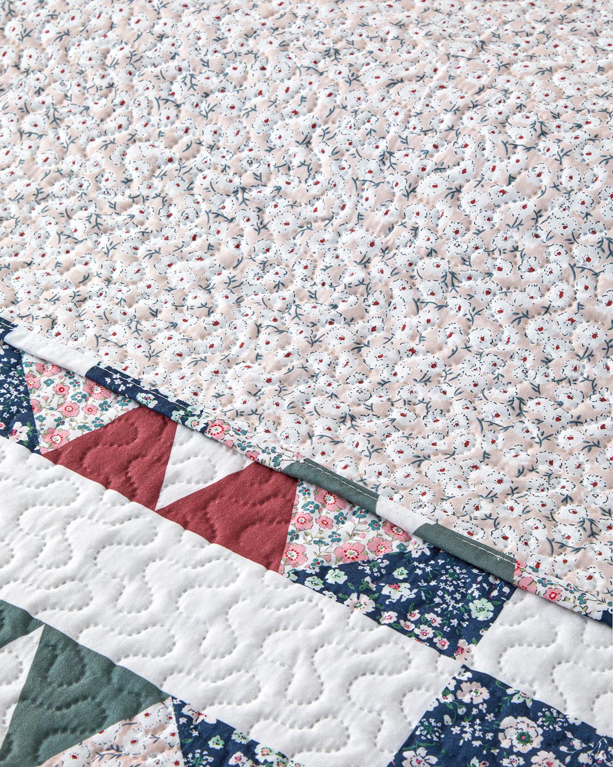 Vintage Lace Patchwork Tek Kişilik Çok Amaçlı Örtü 160x220 cm Siyah