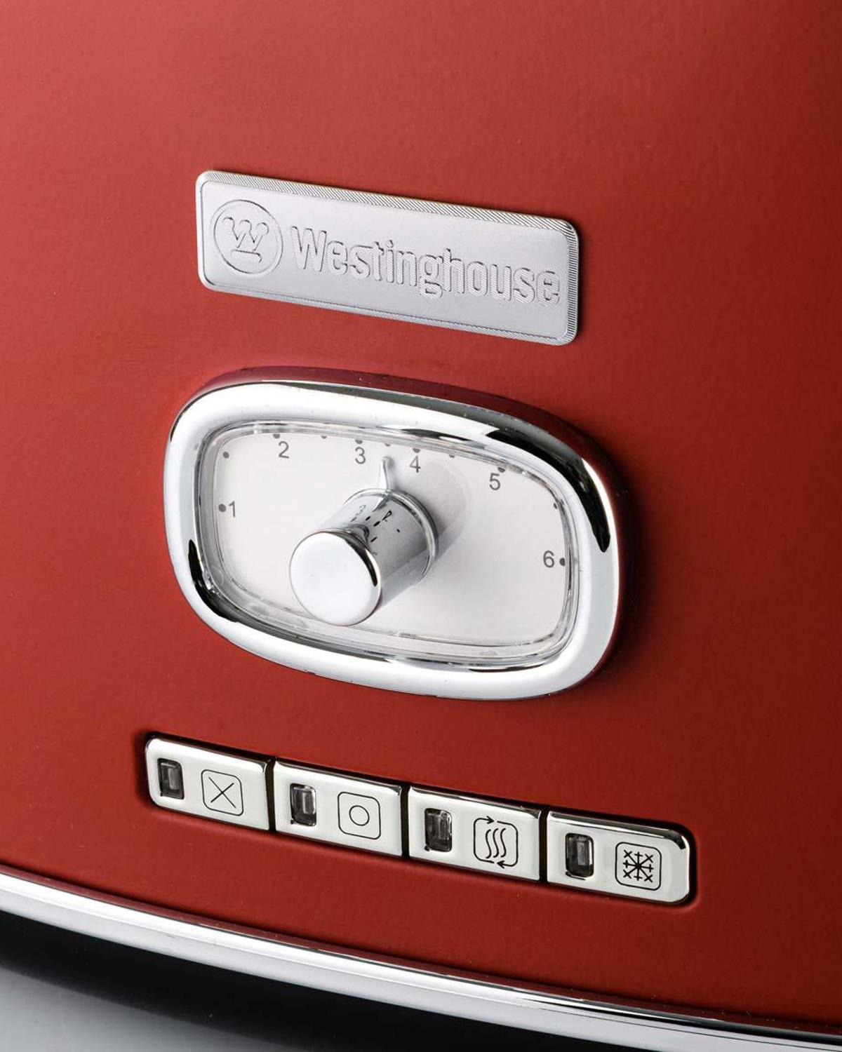 Westinghouse Retro Ekmek Kızartma Makinesi Kırmızı
