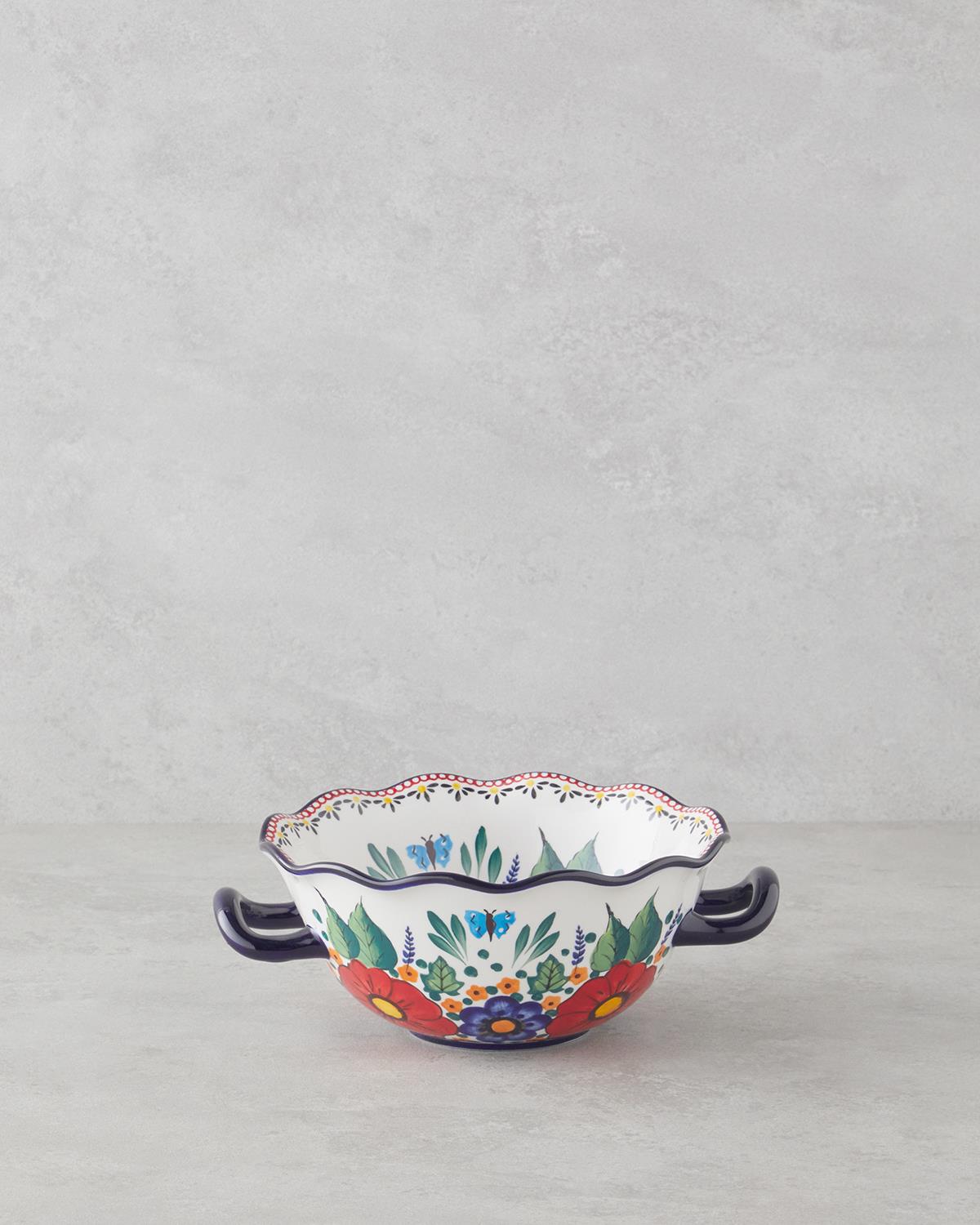 Whimsy Stoneware Kase 26 cm Renkli