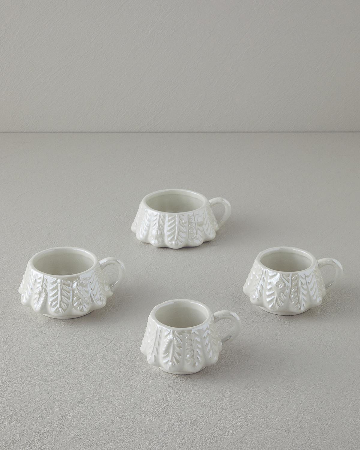 White Pine Dolomite 4'lü Kupa 153 ml-193 ml-267 ml-267 ml Beyaz