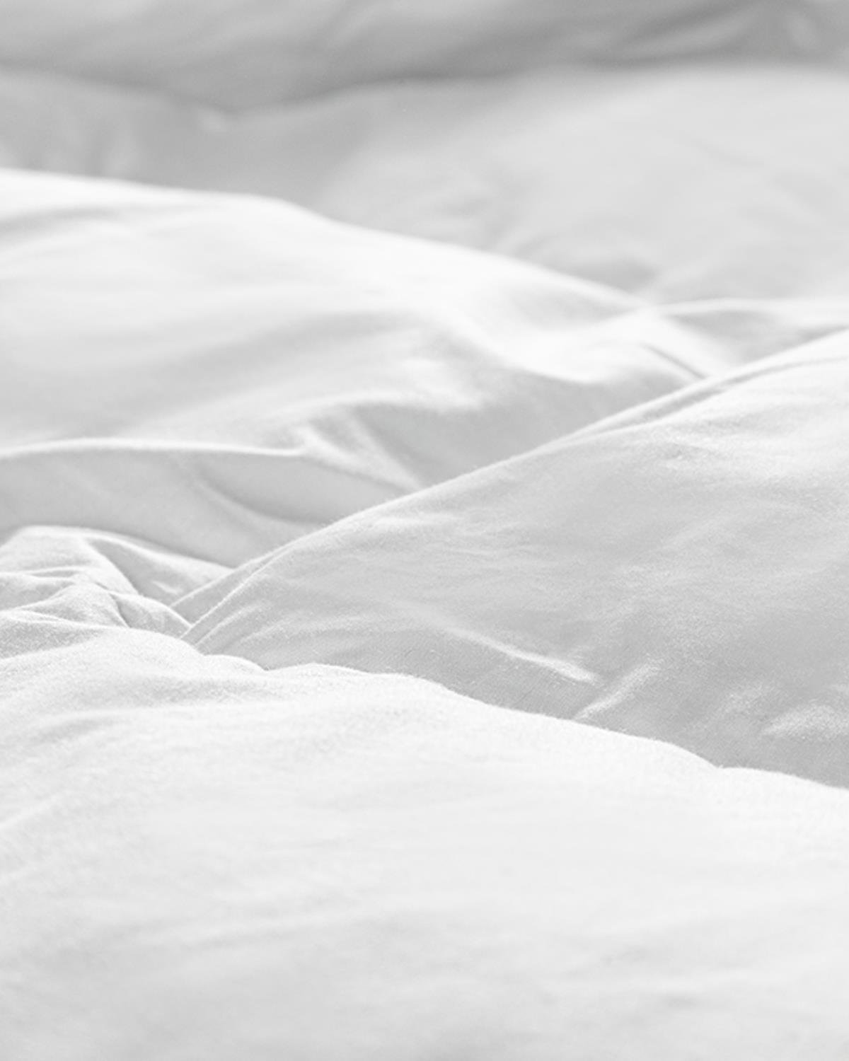 Winter Kaz Tüyü Tek Kişilik Yorgan Beyaz