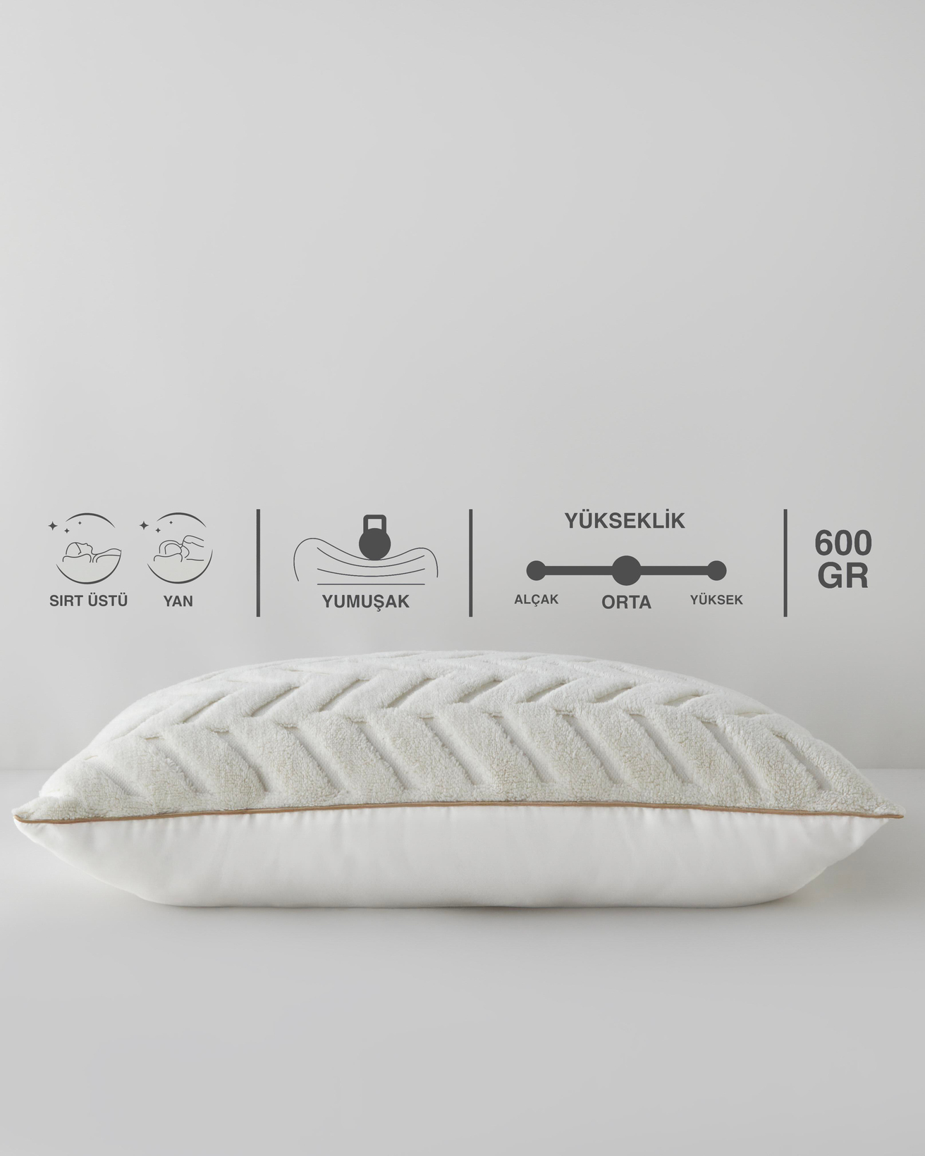 Wintera Sherpa Yastık 50x70 cm Krem