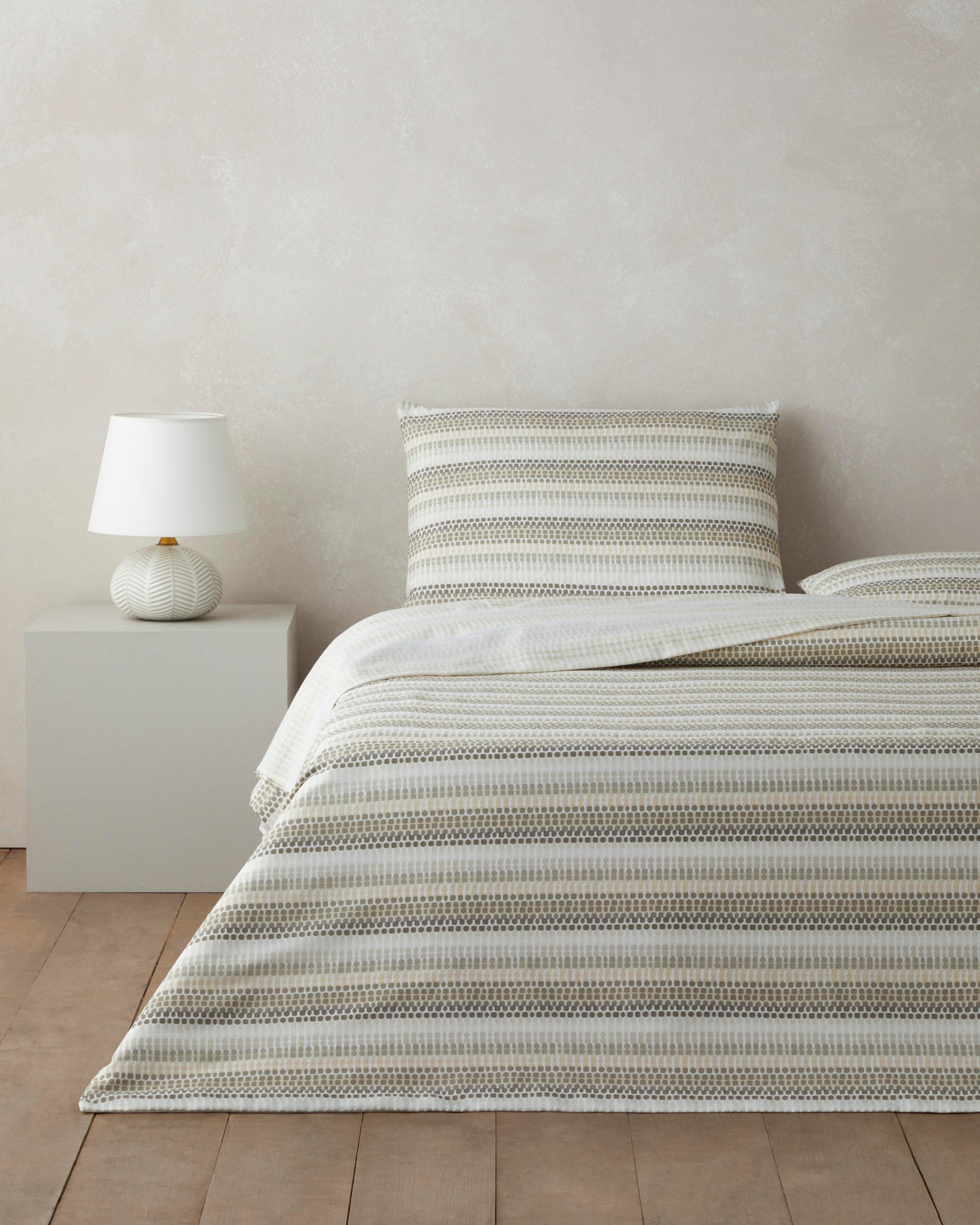 Woody Kolay Ütülenir Tek Kişilik Nevresim Seti 160x220 cm Bej-Kahverengi