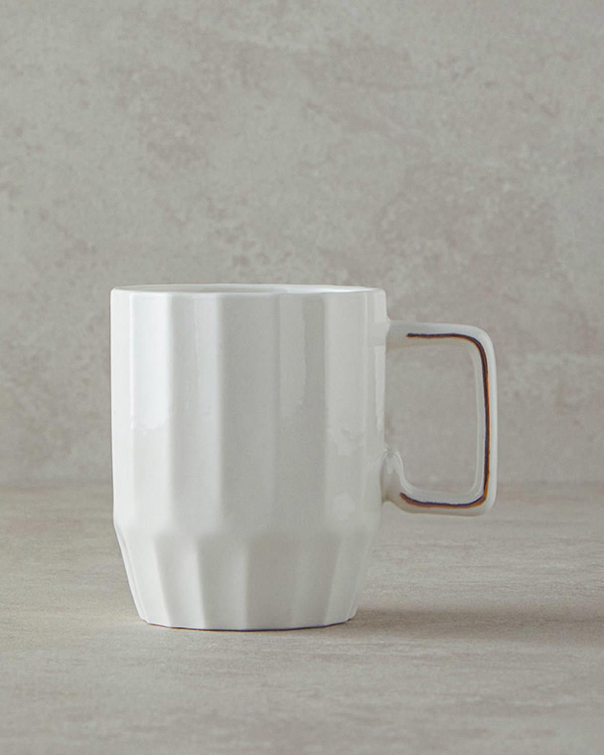 Angely New Bone China Kupa 270 ml Beyaz