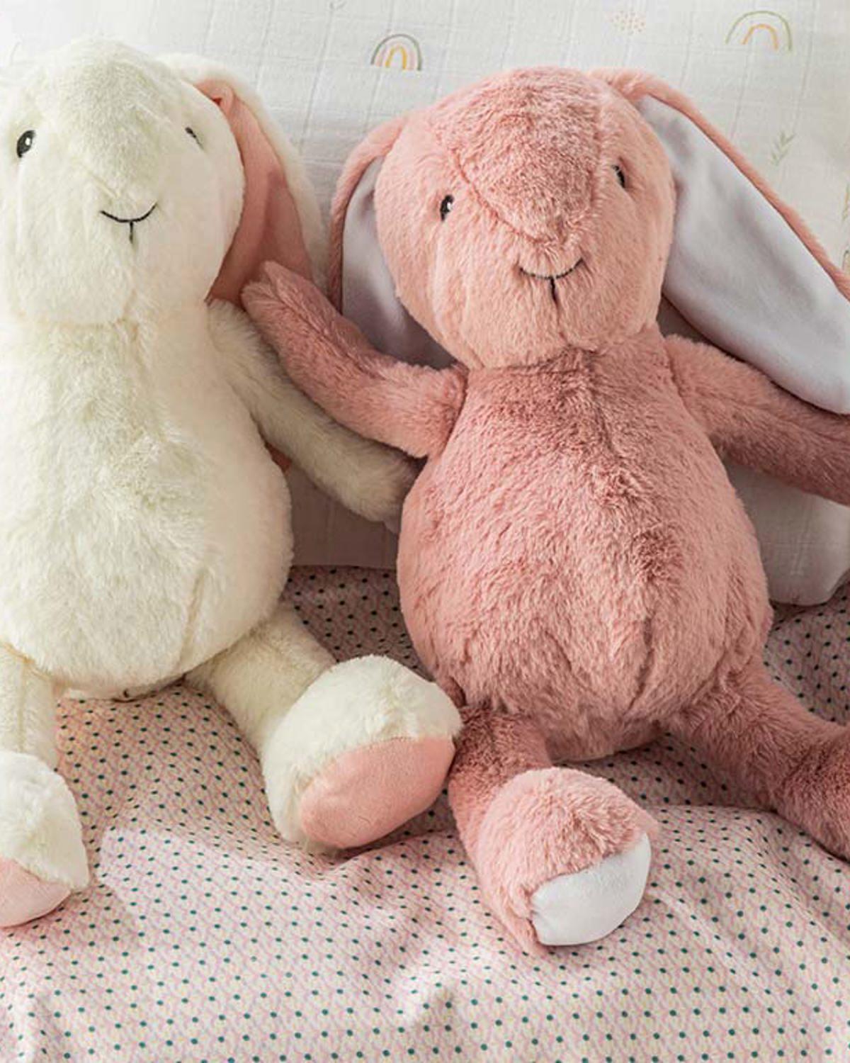 Bunny Bebe Dekoratif Kırlent Pembe