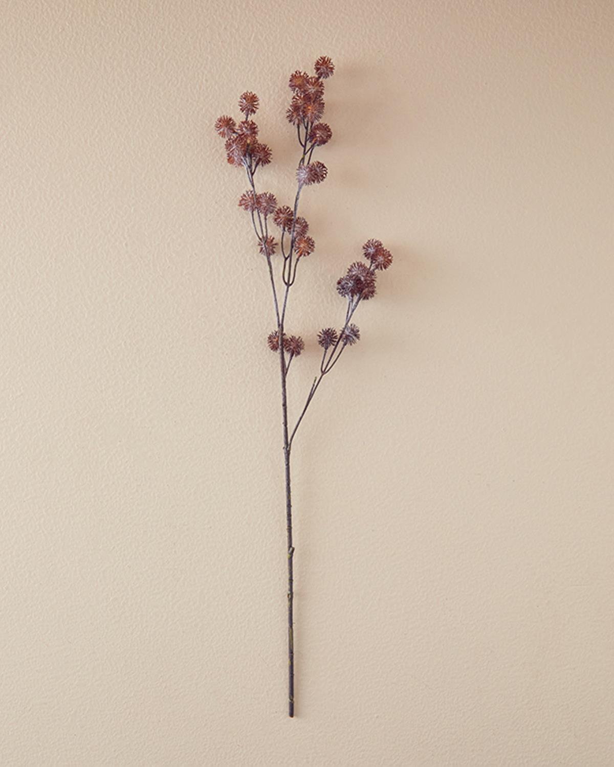 Fall Fruıt Spray Tek Dal Yapay Çiçek Kahve