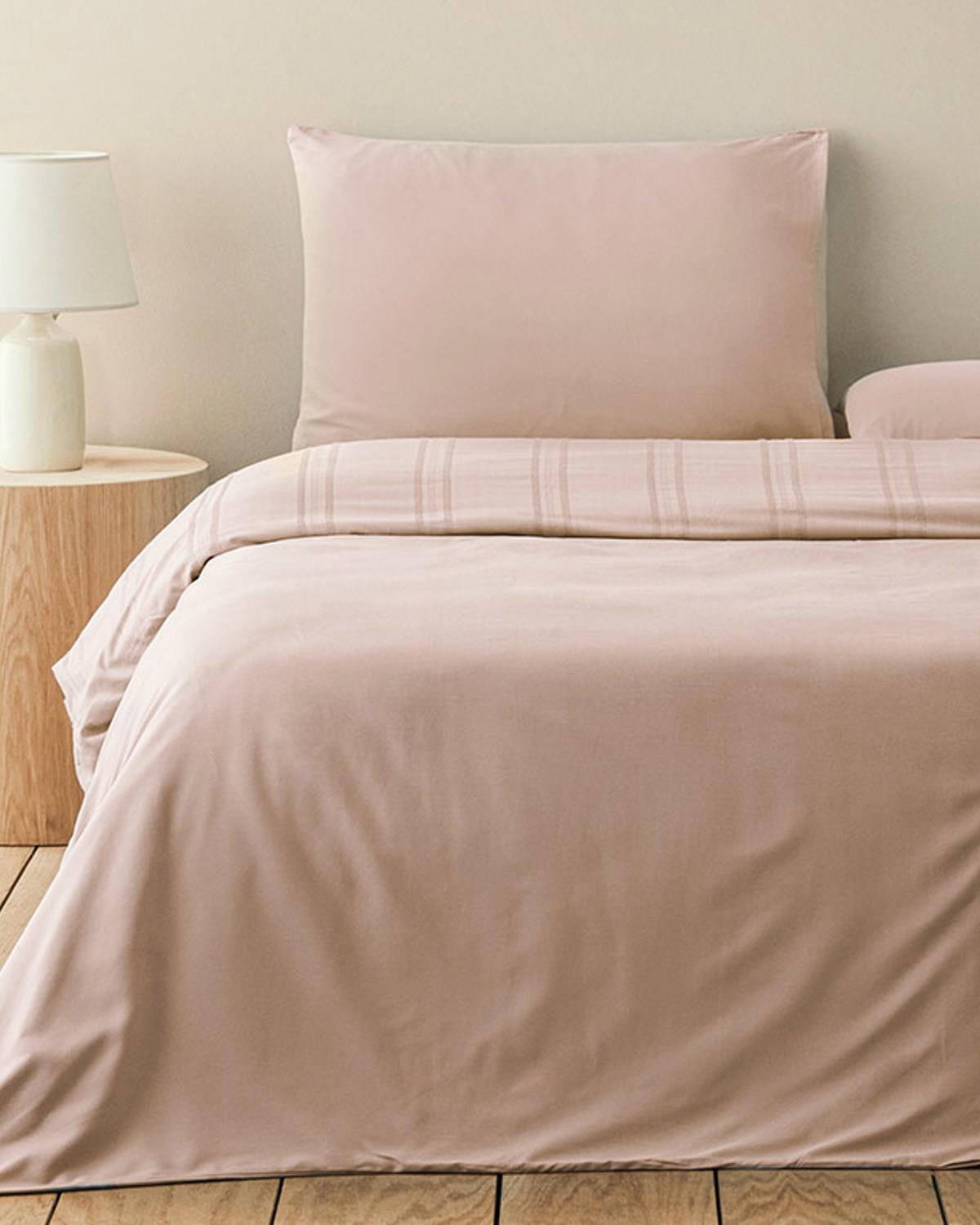 Fancy Premium Soft Cotton Tek Kişilik Nevresim Takımı Gül Kurusu