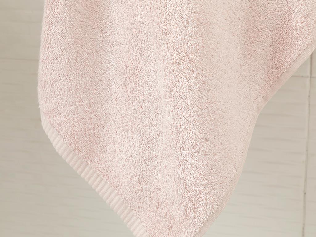 Leafy Bambu Banyo Havlusu Pudra Pembe