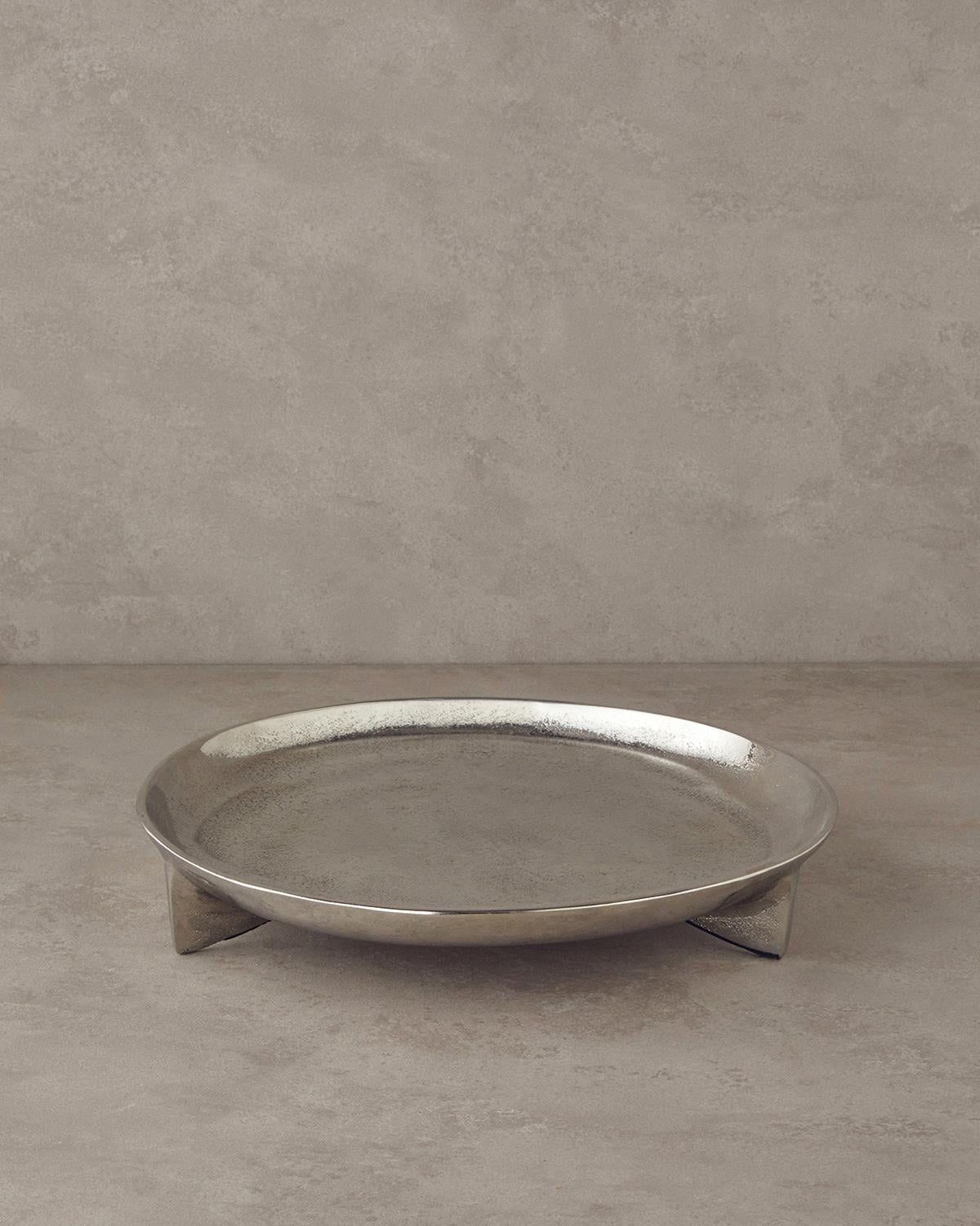 Mirrory Dekoratif Tabak Silver